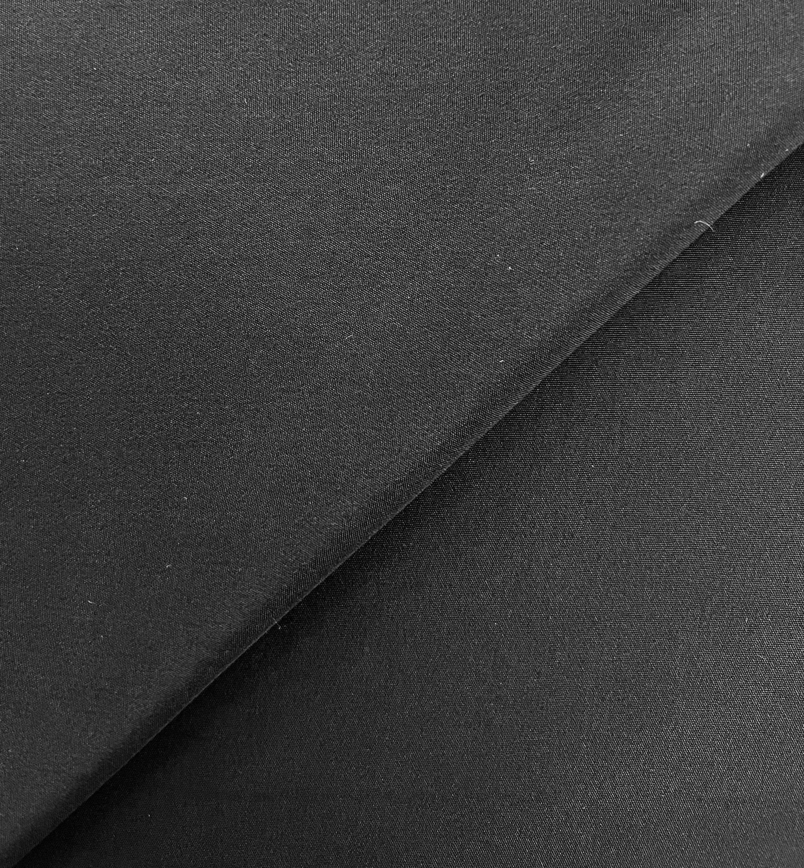 2 Ply Silk Crepe In Black
