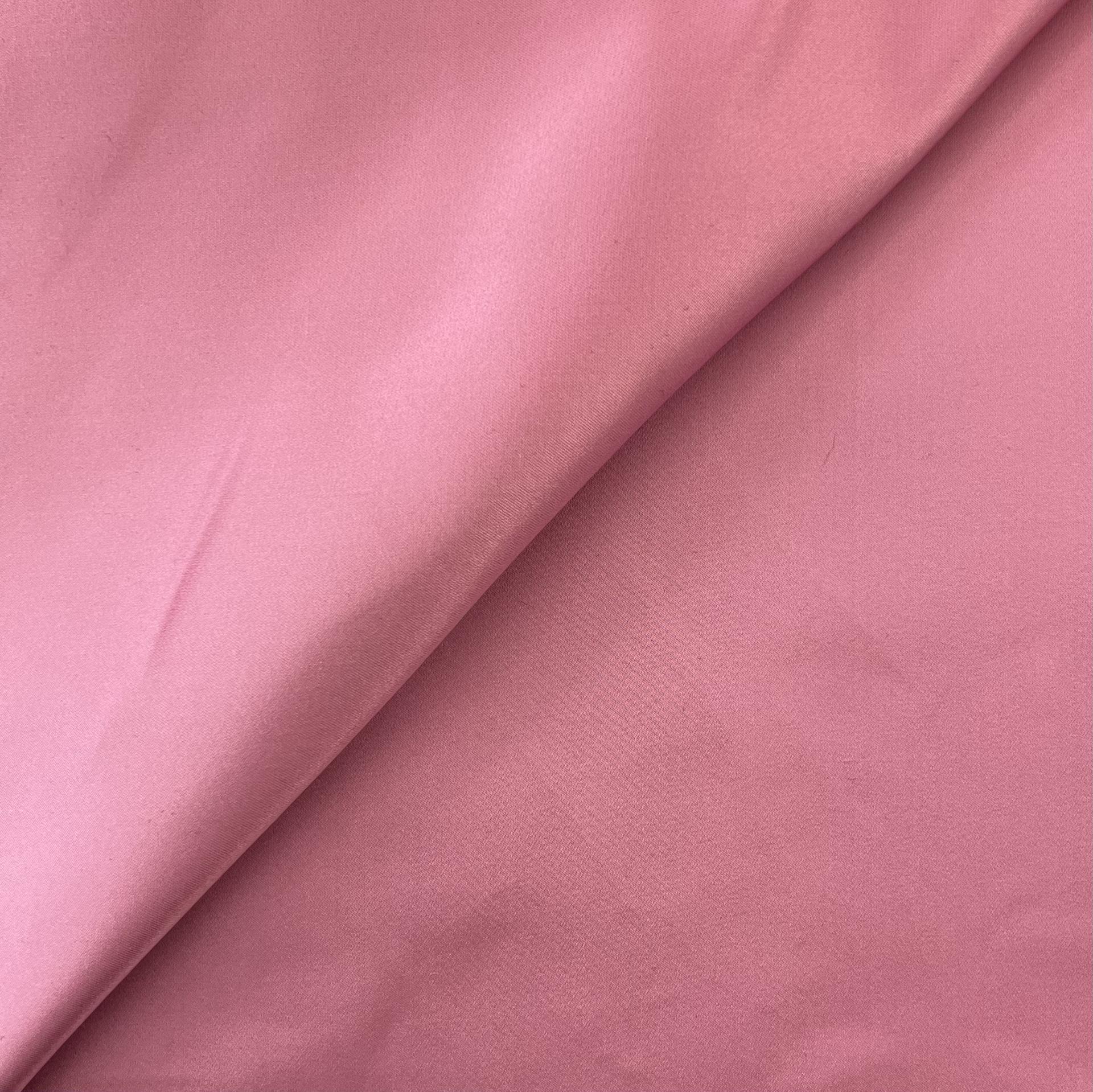 Pure Silk Double Faced Satin In Dusty Rose