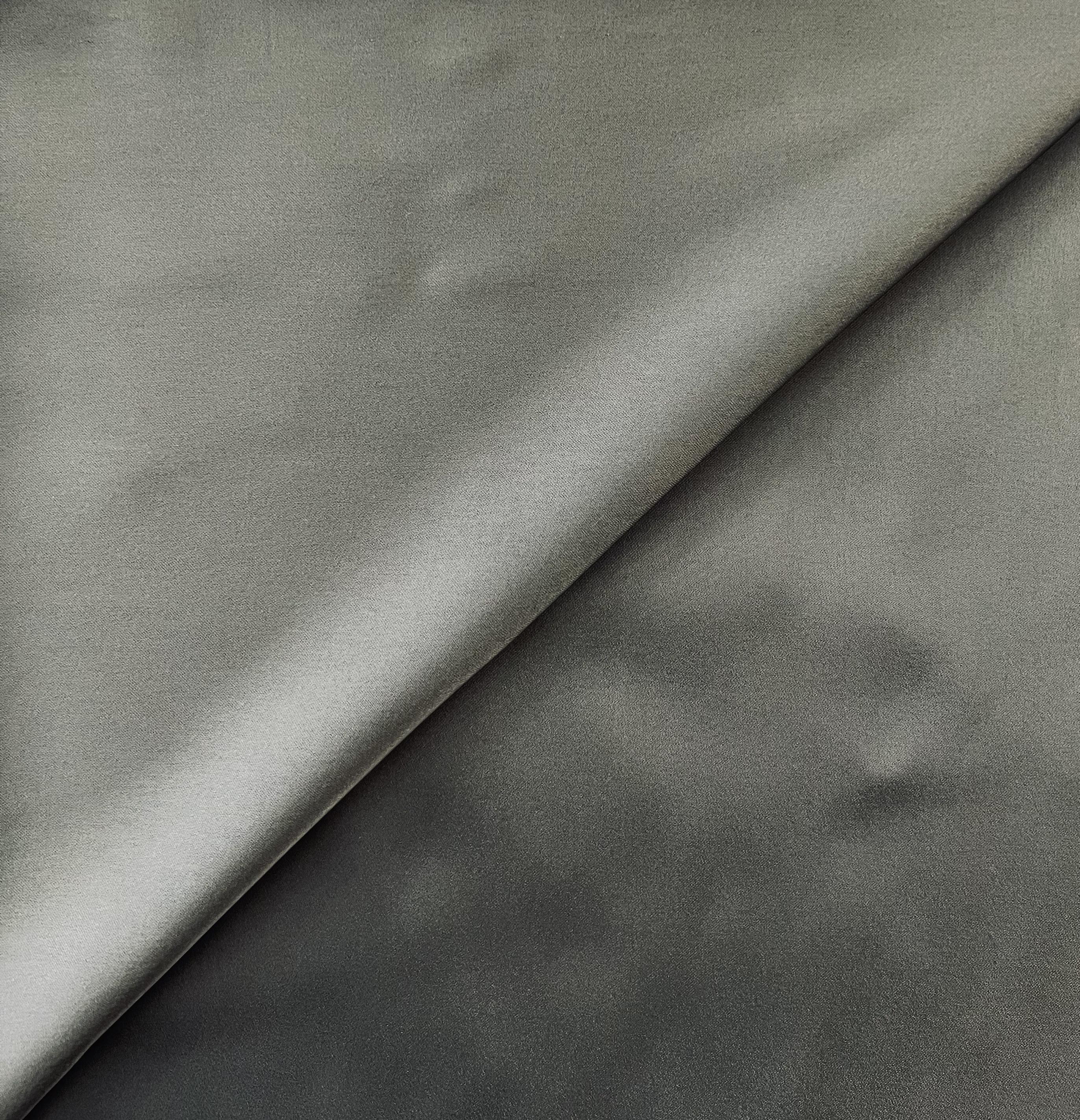 Calvin Klein Stretch Charmeuse In Granite Grey