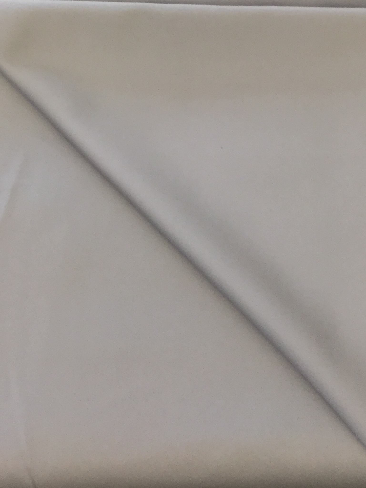 Stretch Polyester Satin in Platinum
