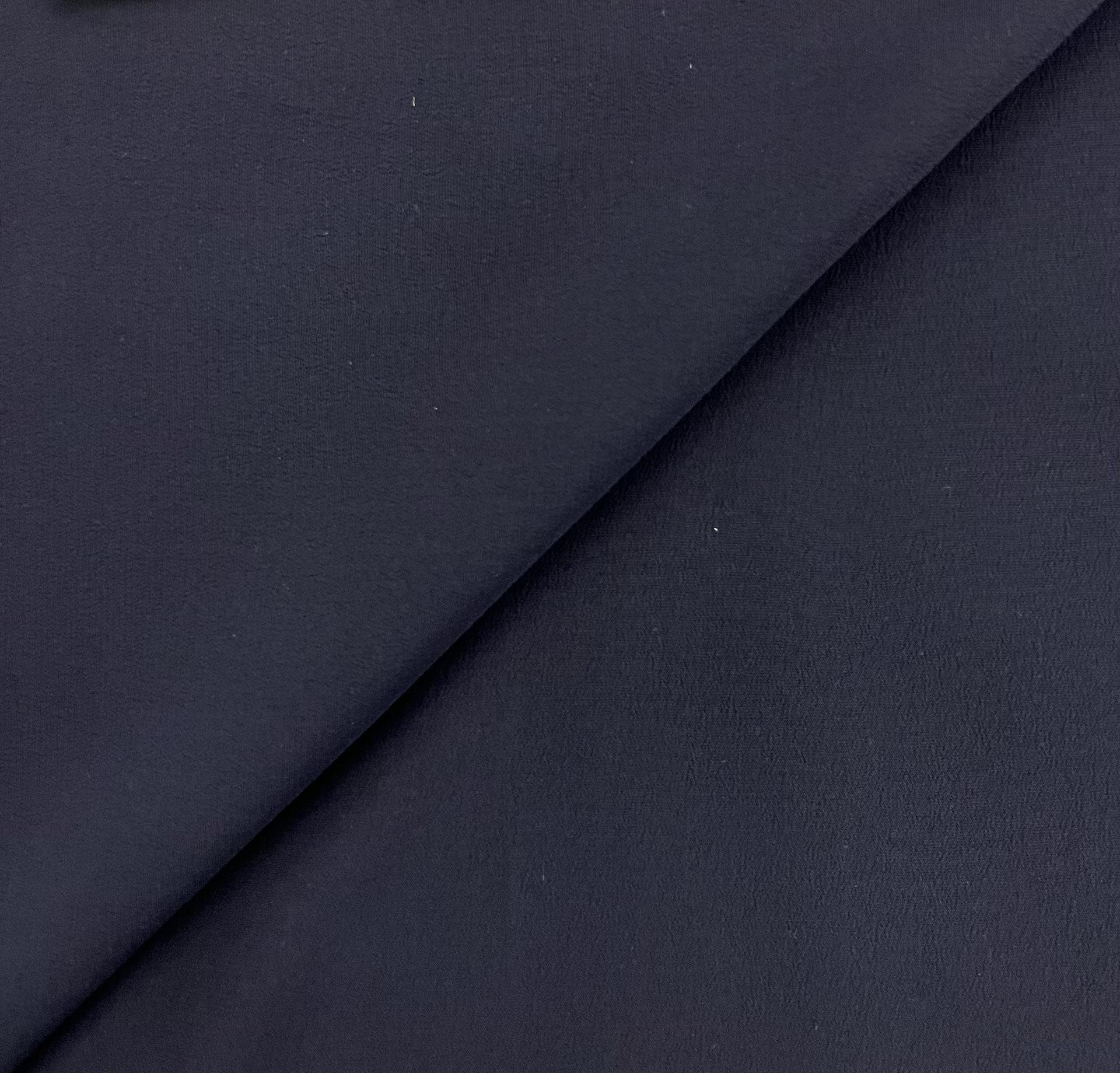 Stretch Silk In Navy