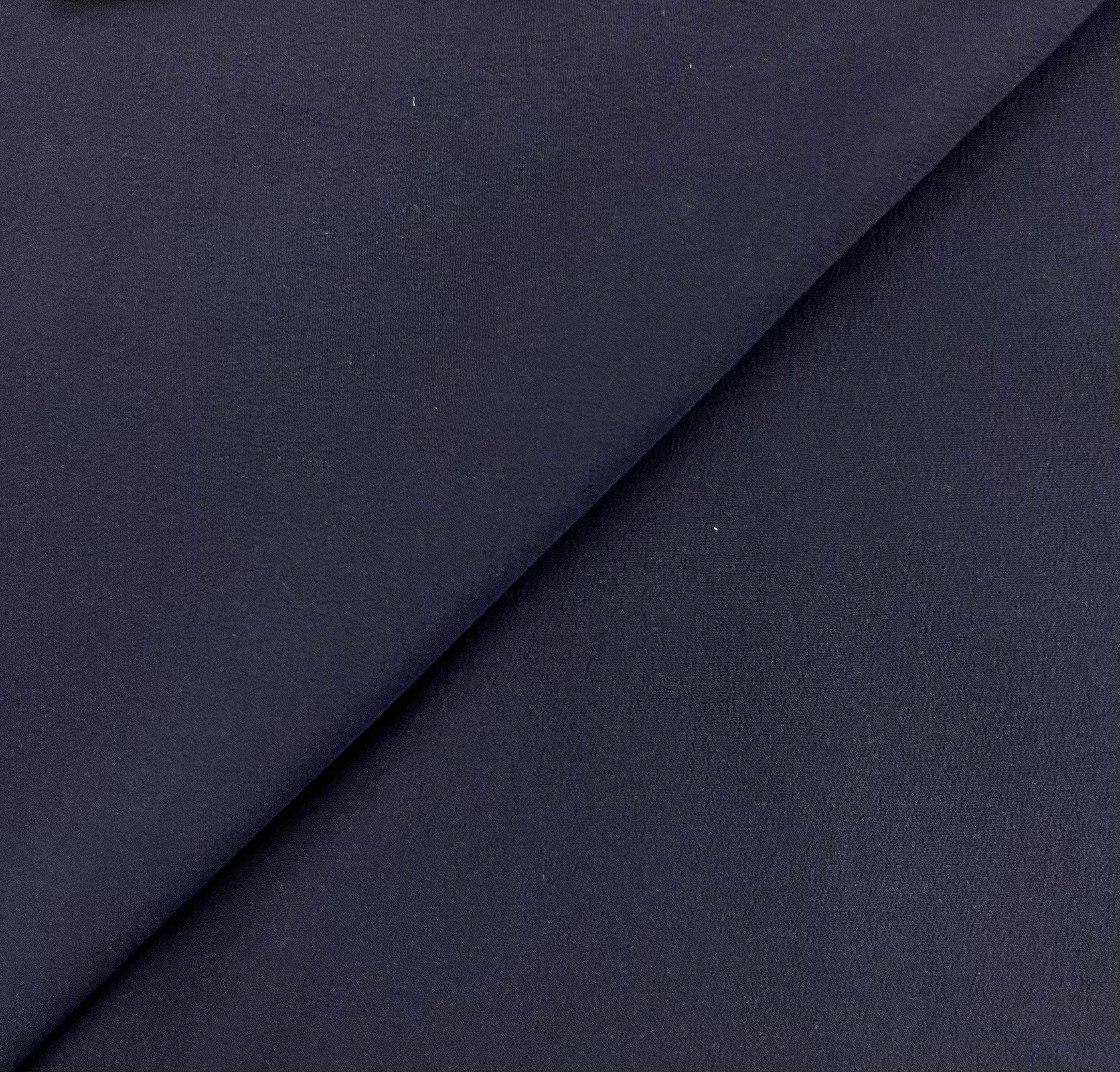 Stretch Silk In Navy