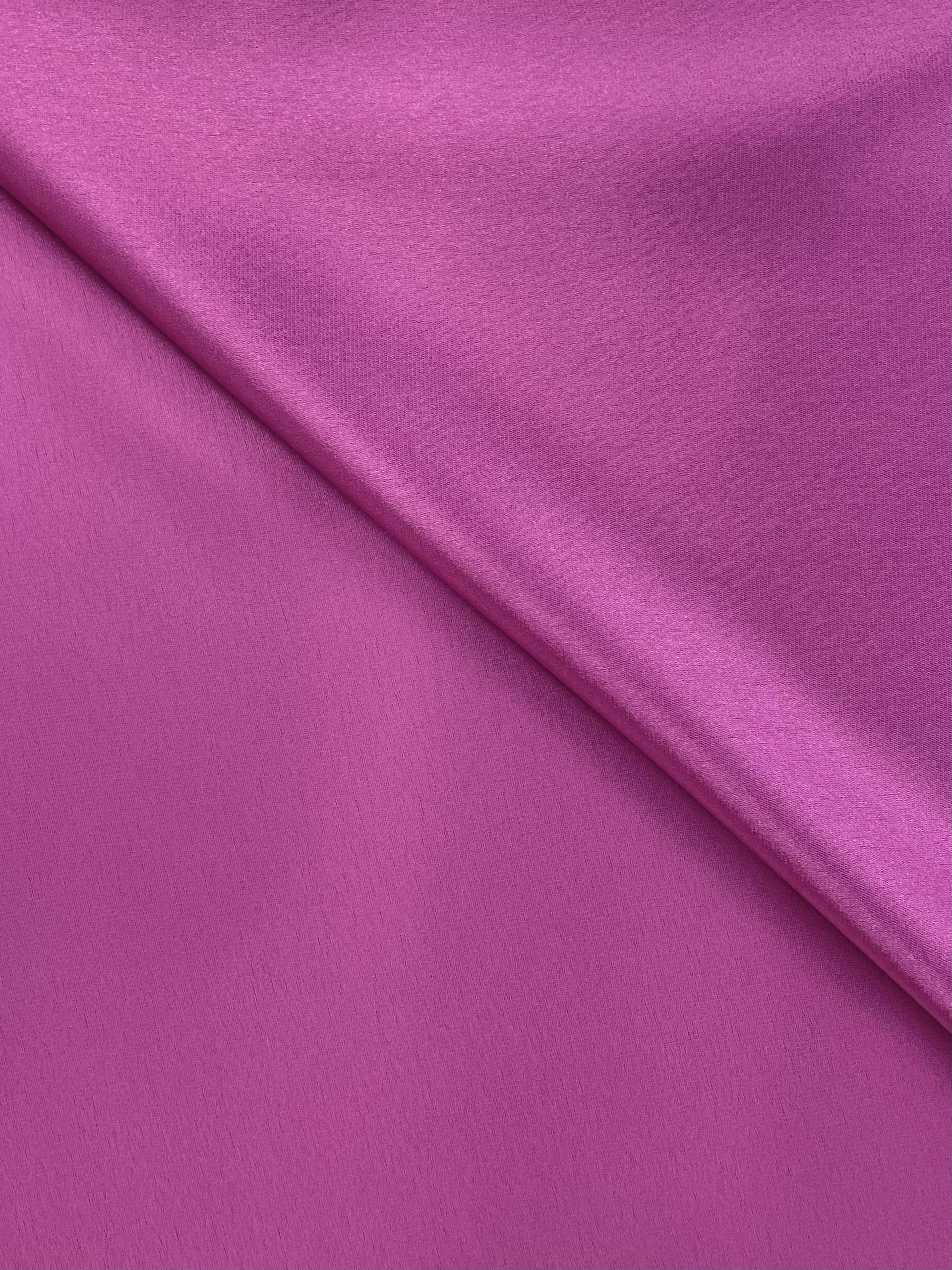 Triacetate/Poly Charmeuse in Raspberry