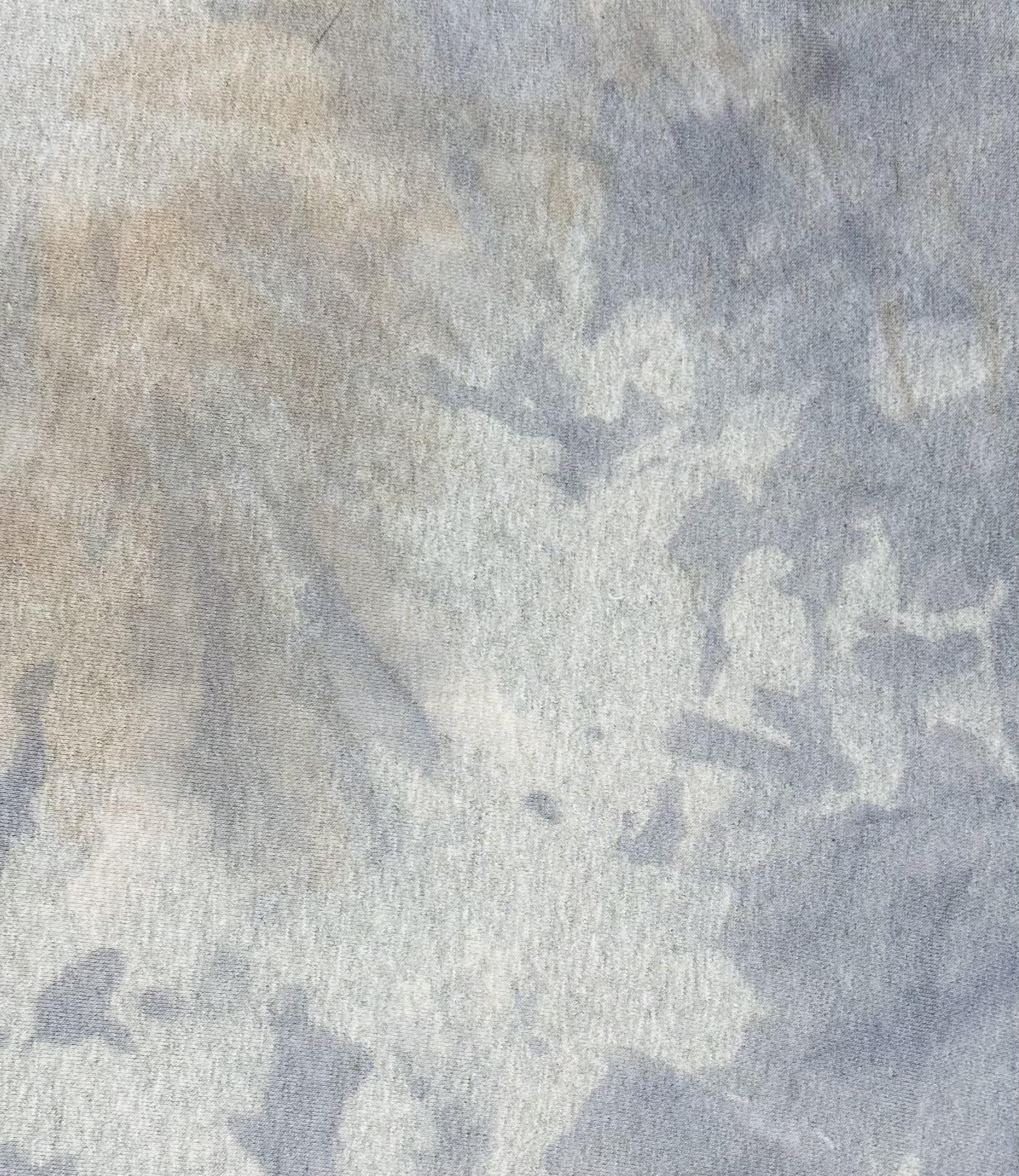 Tye Dye Cotton Terry Cloth in Cool Tones