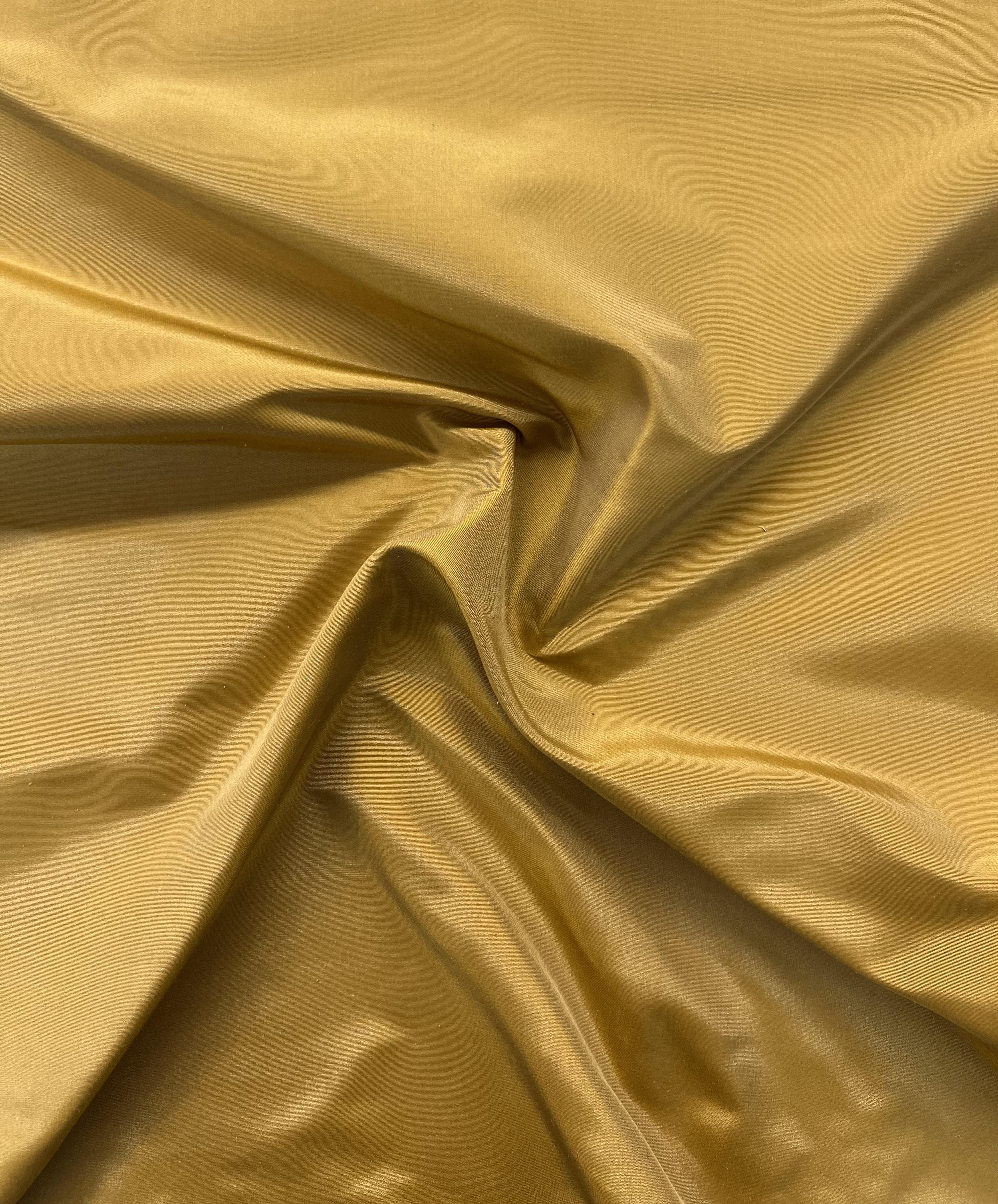 Iridescent Silk Taffeta in Gold/Beige