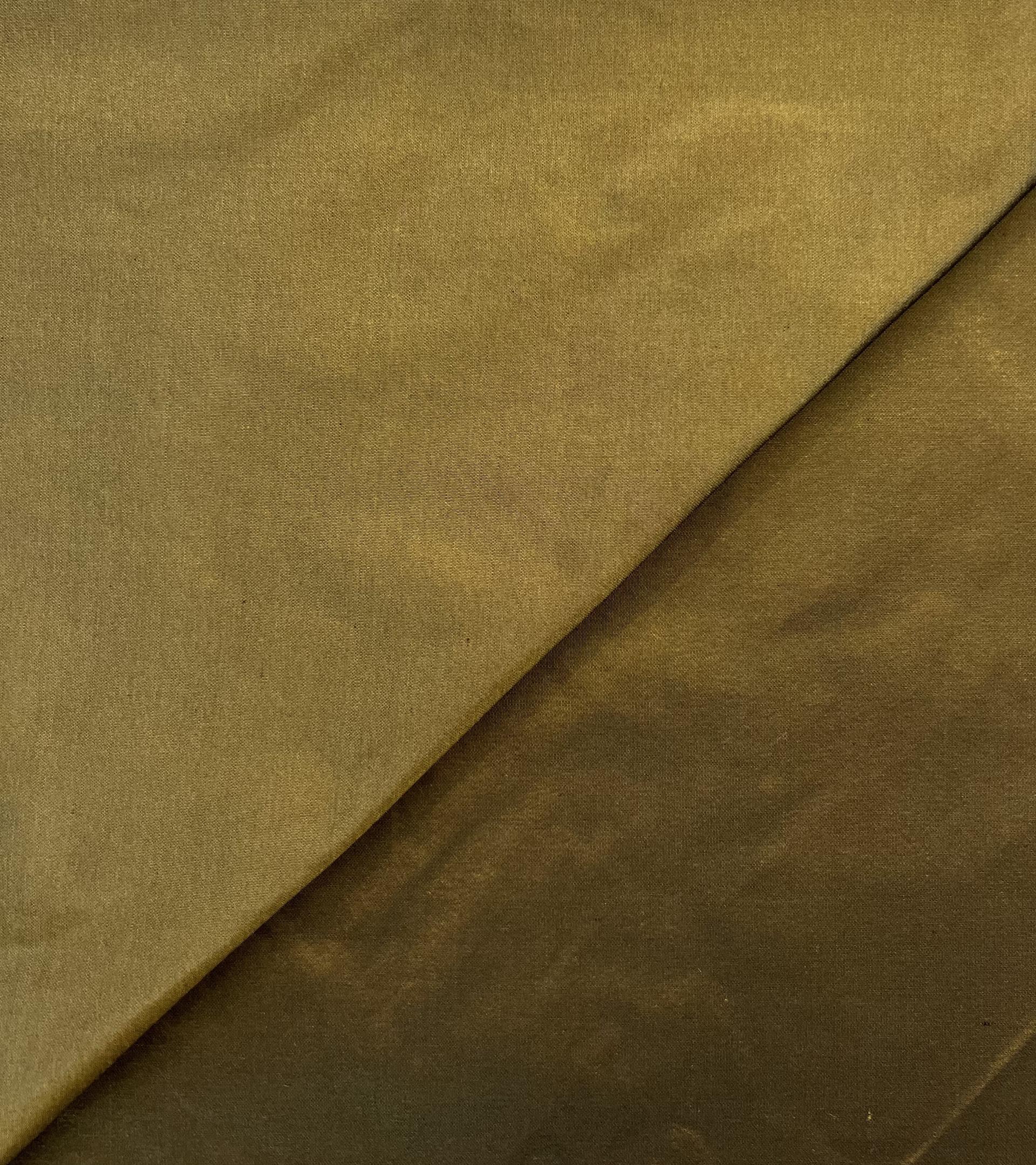 Iridescent Silk Taffeta in Gold/Black