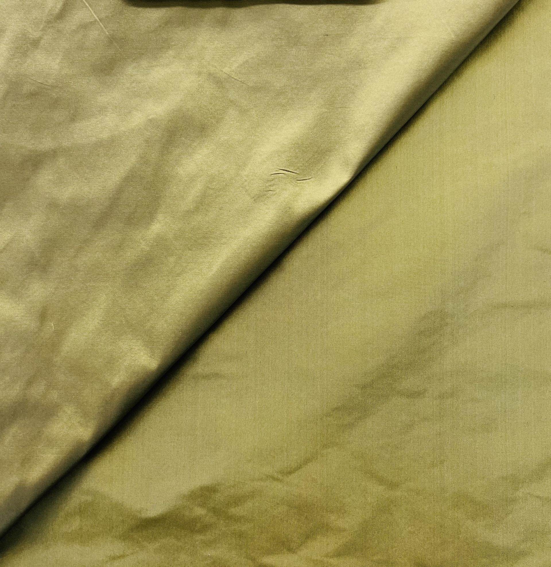 Iridescent Silk Taffeta in Yellow/Gray