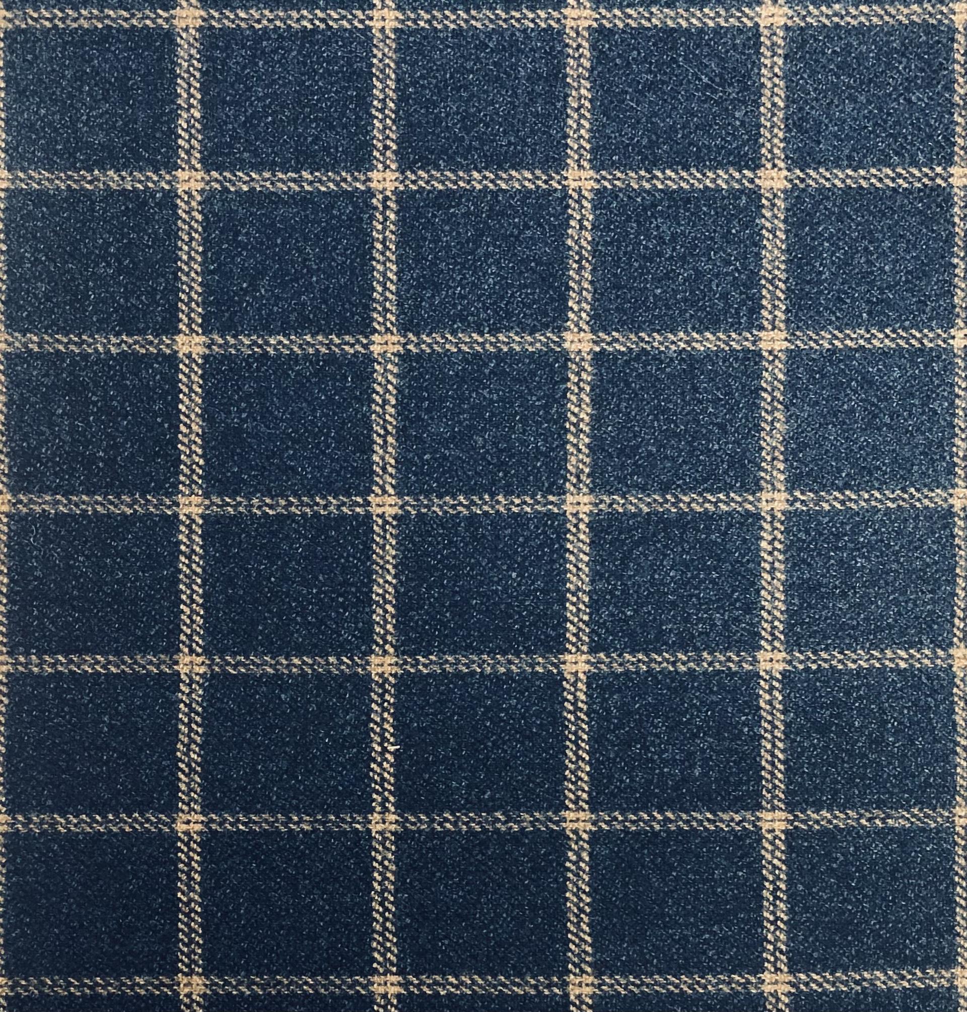 Wool Cashmere Windowpane