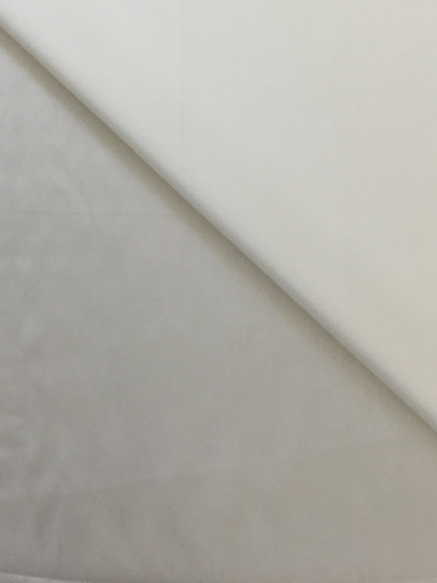 Imported Polyester Satin Chiffon in Ivory