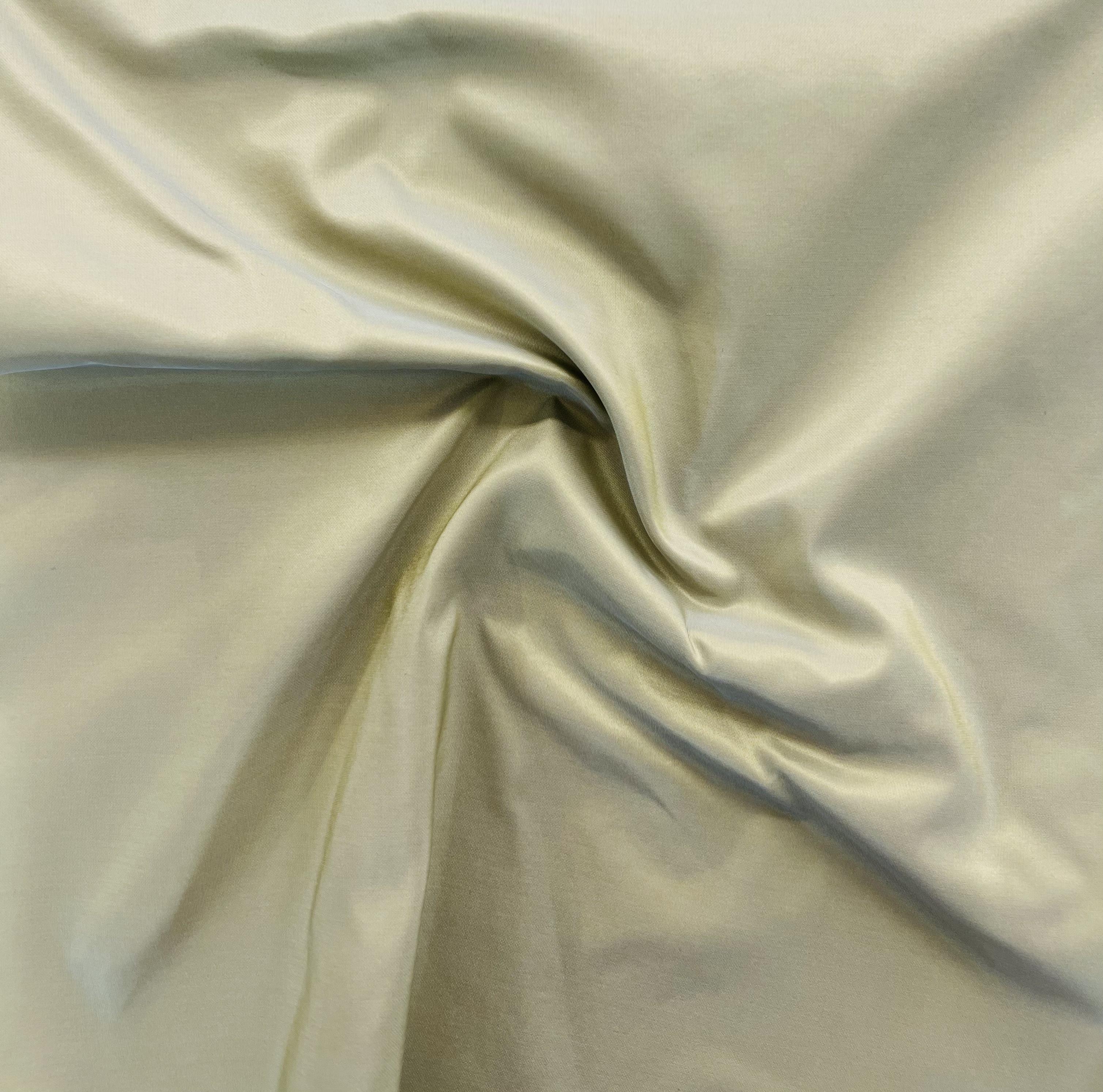 Iridescent Silk Taffeta in Gold/Gray