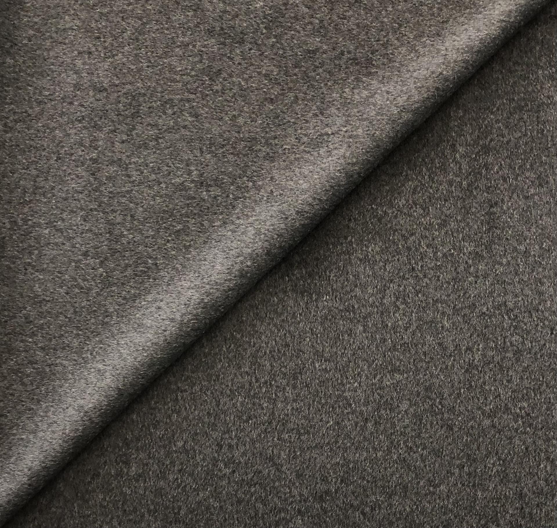 Imported Wool Cashmere Mink in Charcoal