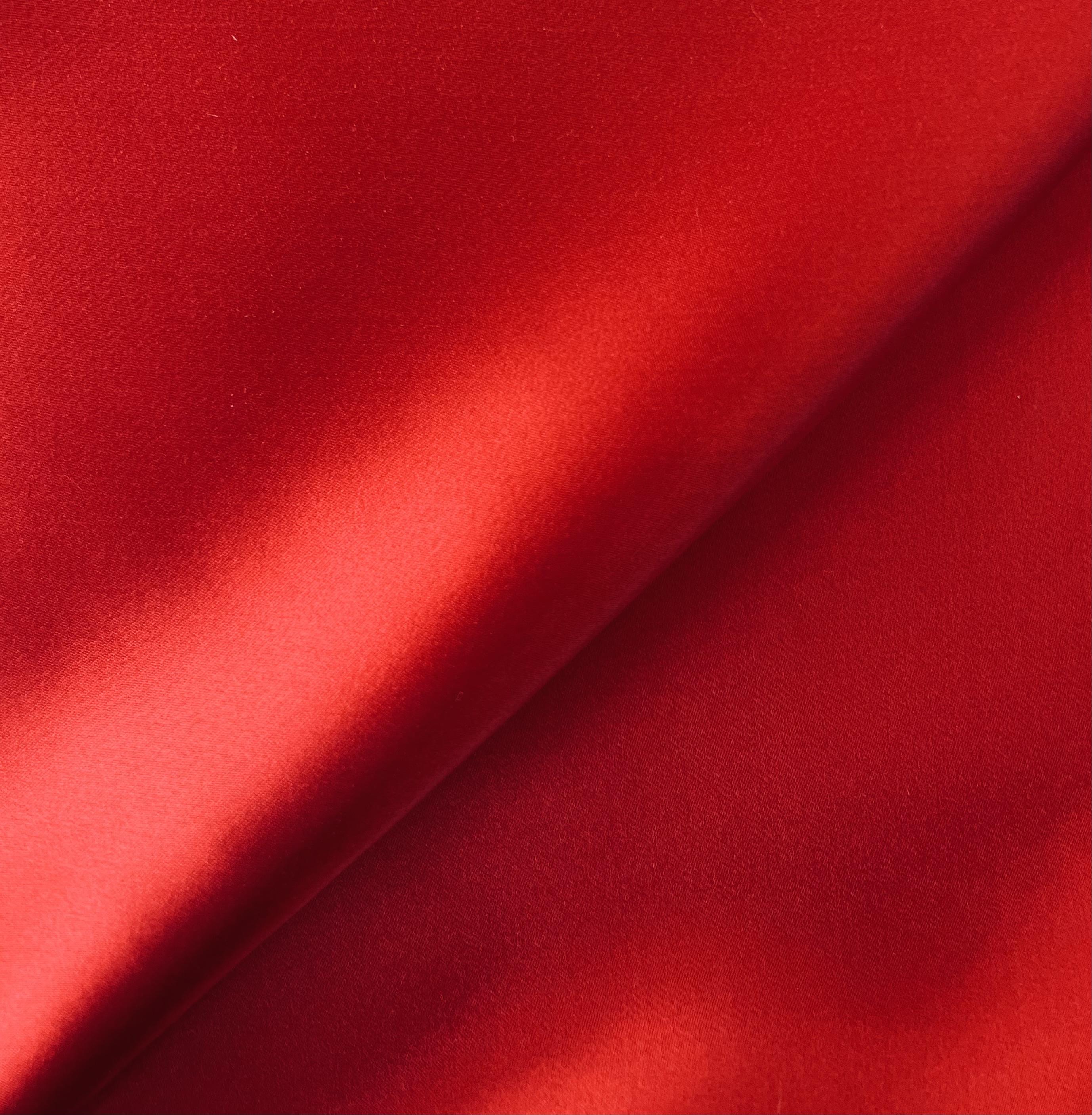 MADE IN ITALY PURE SILK DOUBLE-FACED CHARMEUSE