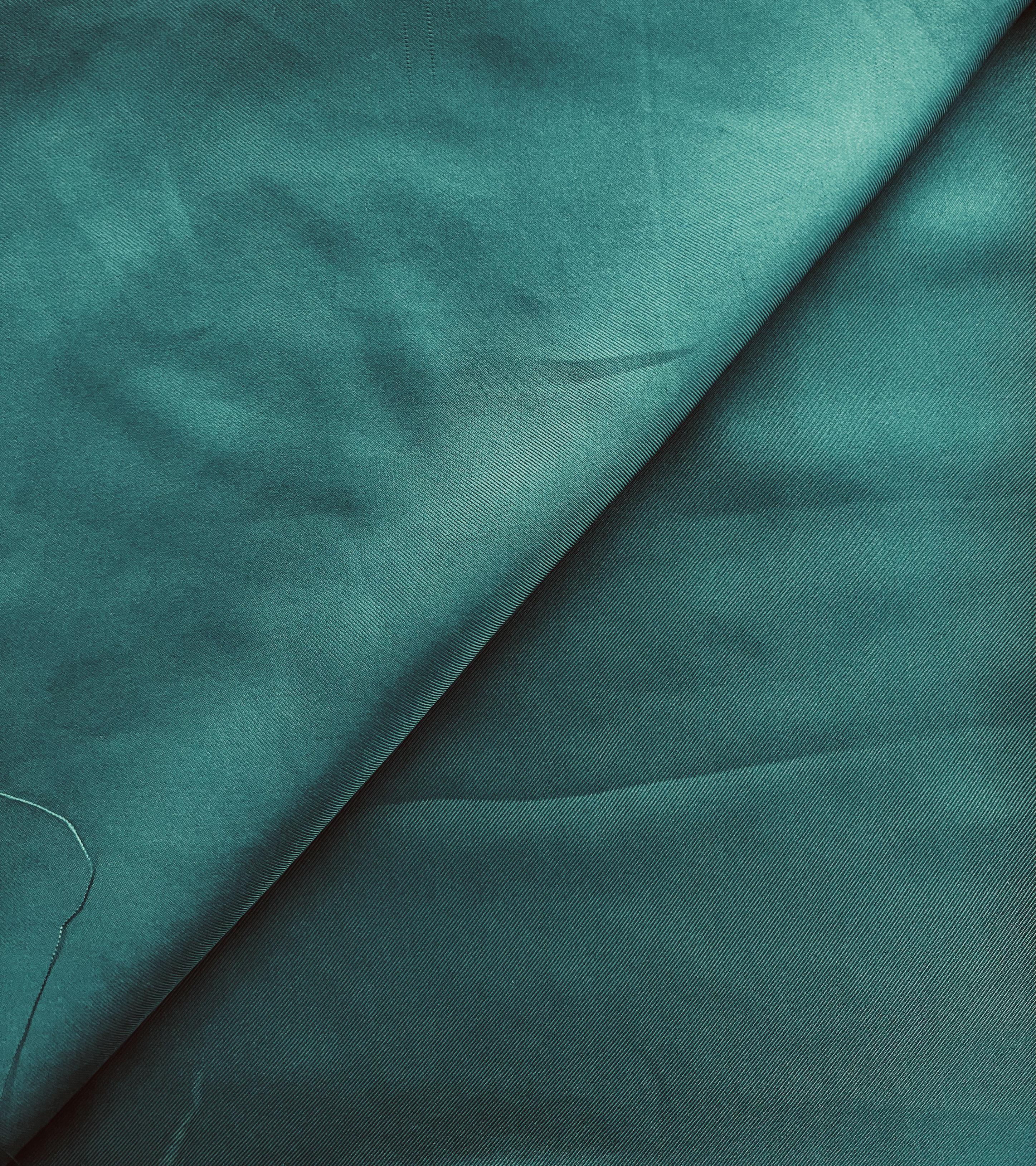 Pure Silk Twill in Teal