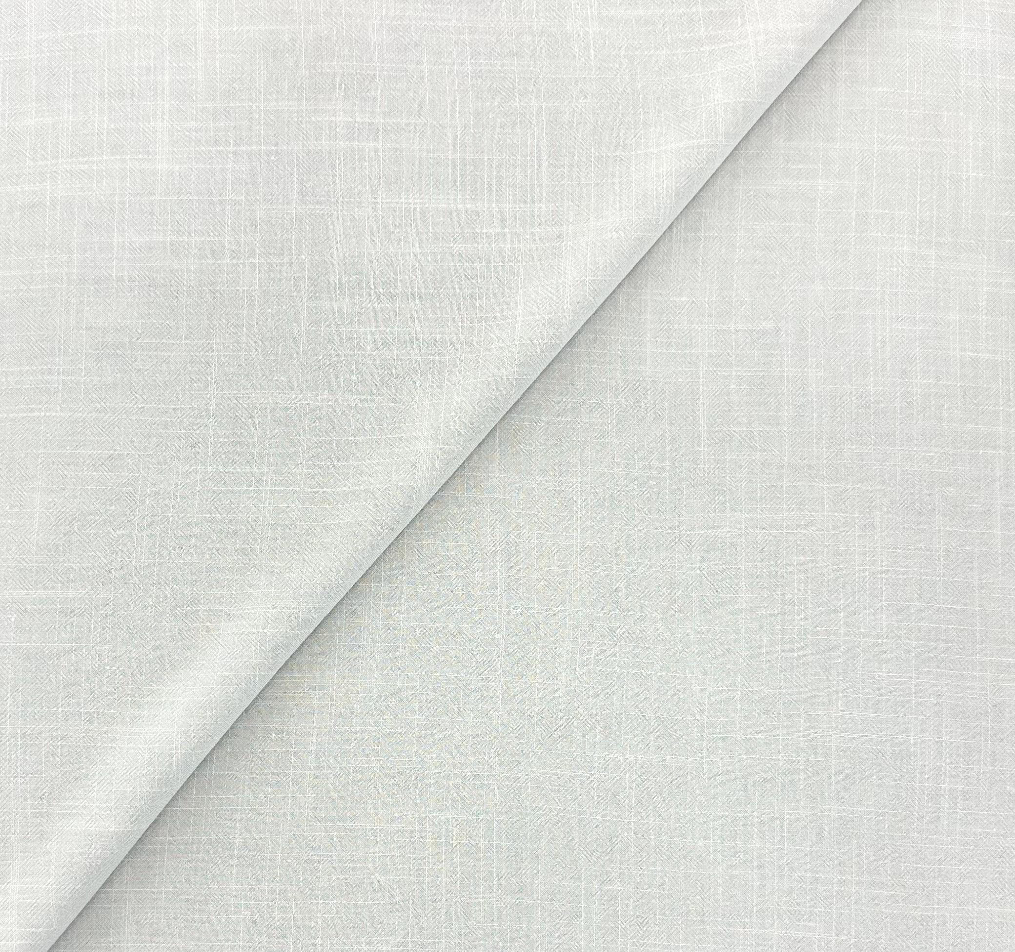 Viscose Linen Blend Light Noil in Off White