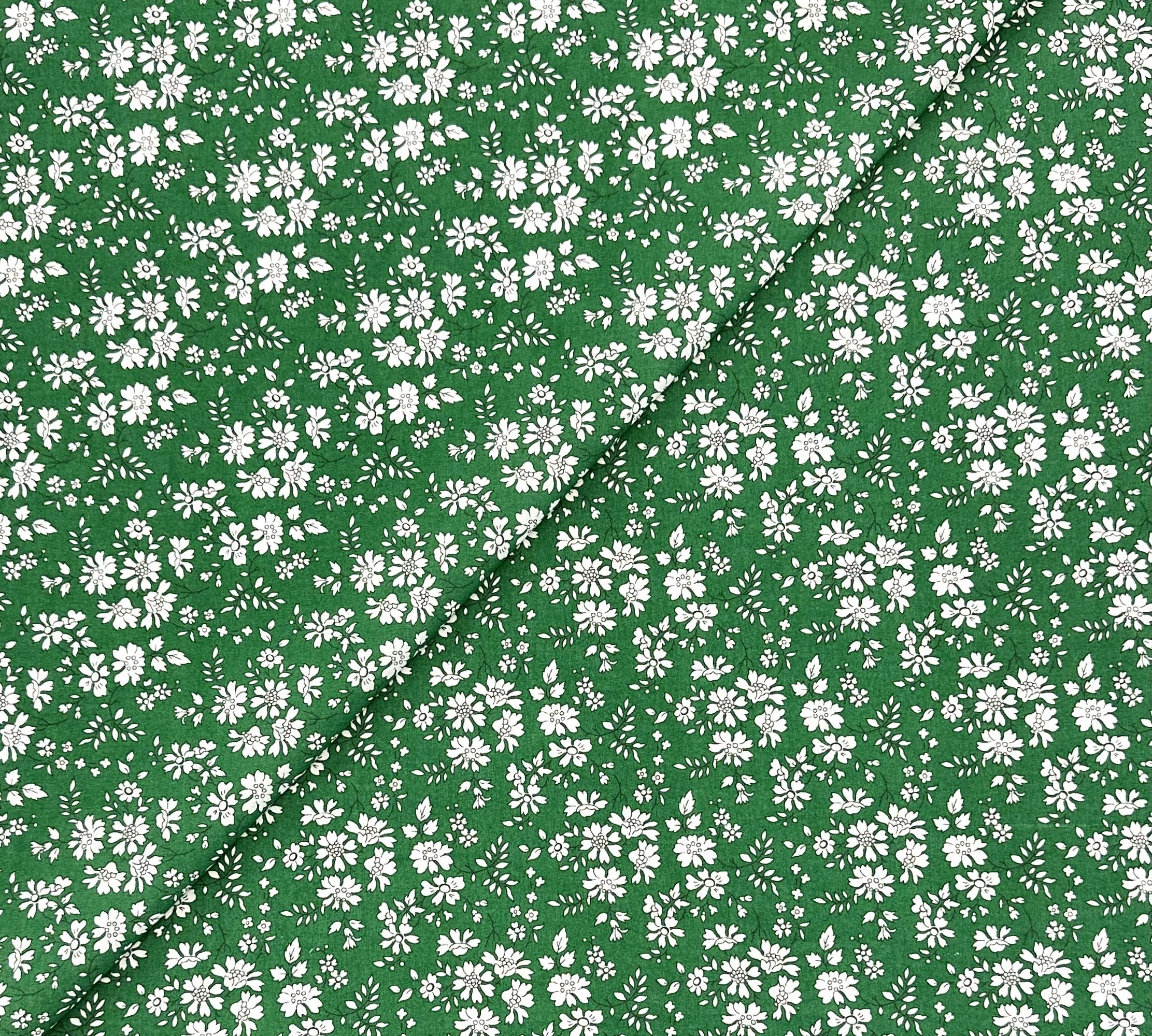 Liberty of London Cotton Lawn Floral Print in Grass
