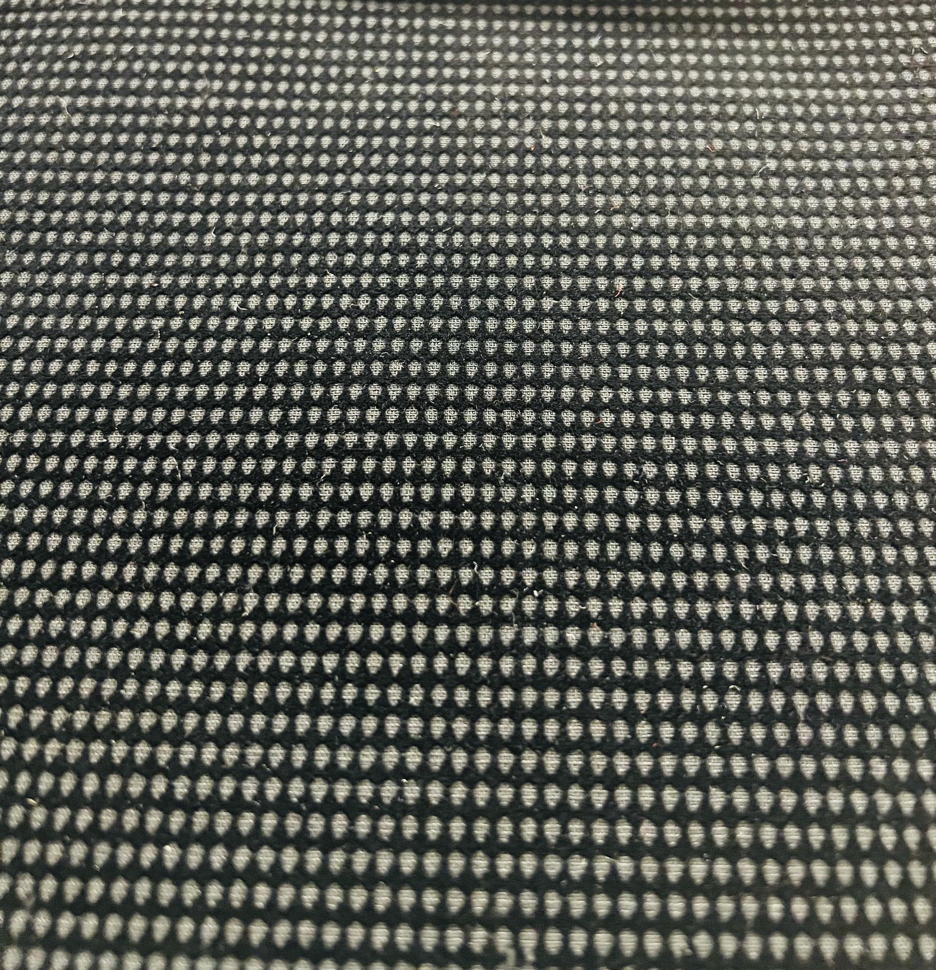 Couture Flocked Silk and Wool In Black