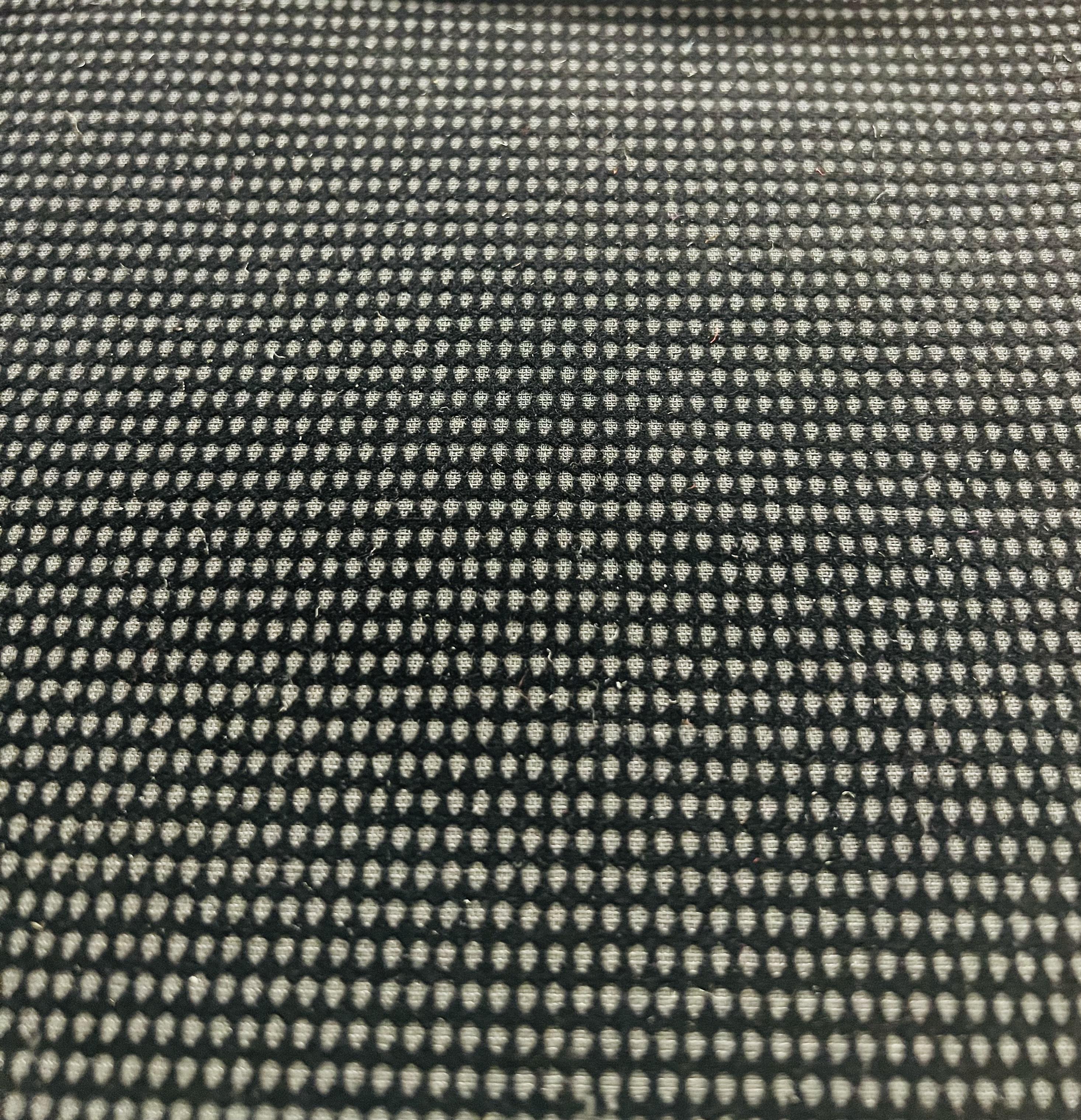 Couture Flocked Silk and Wool In Black