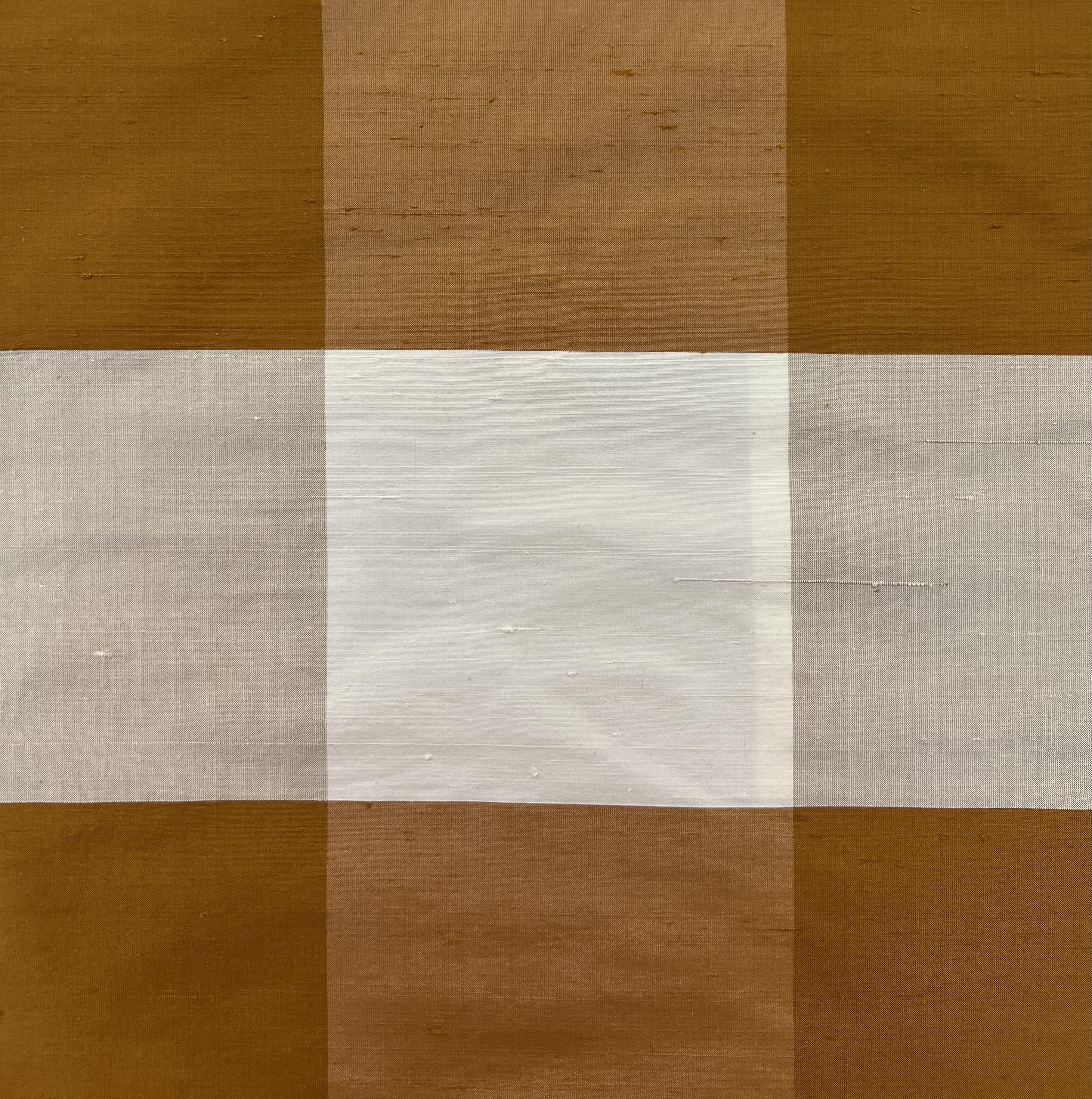 Pure Silk Shantung Gingham