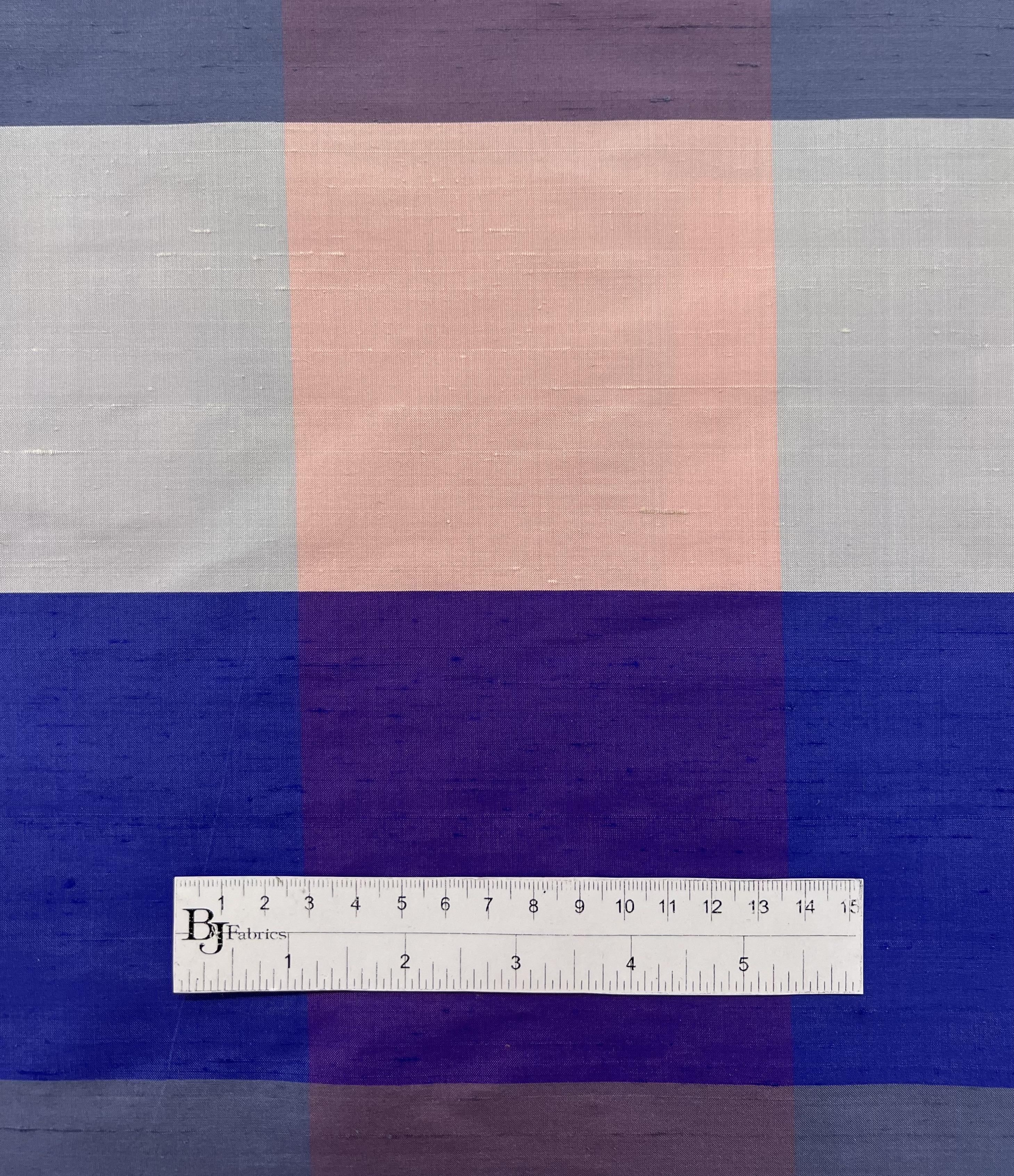 Pure Silk Shantung Gingham