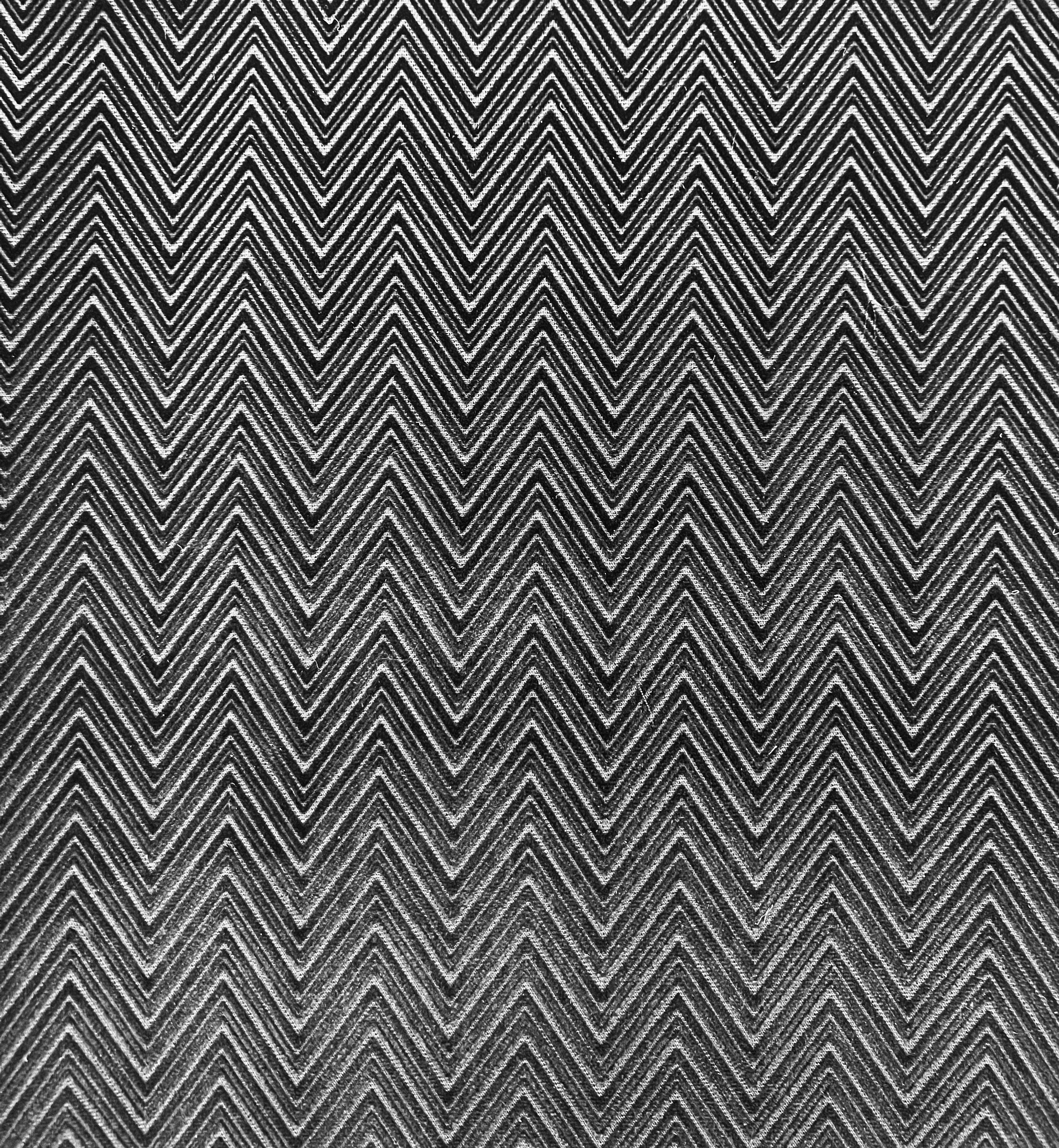 Couture Flocked Silk and Wool In Black