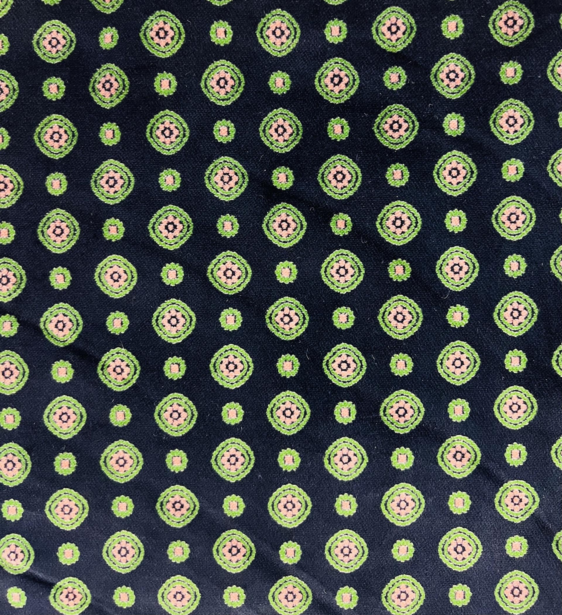 Made in Italy 100% Cotton Printed Velvet