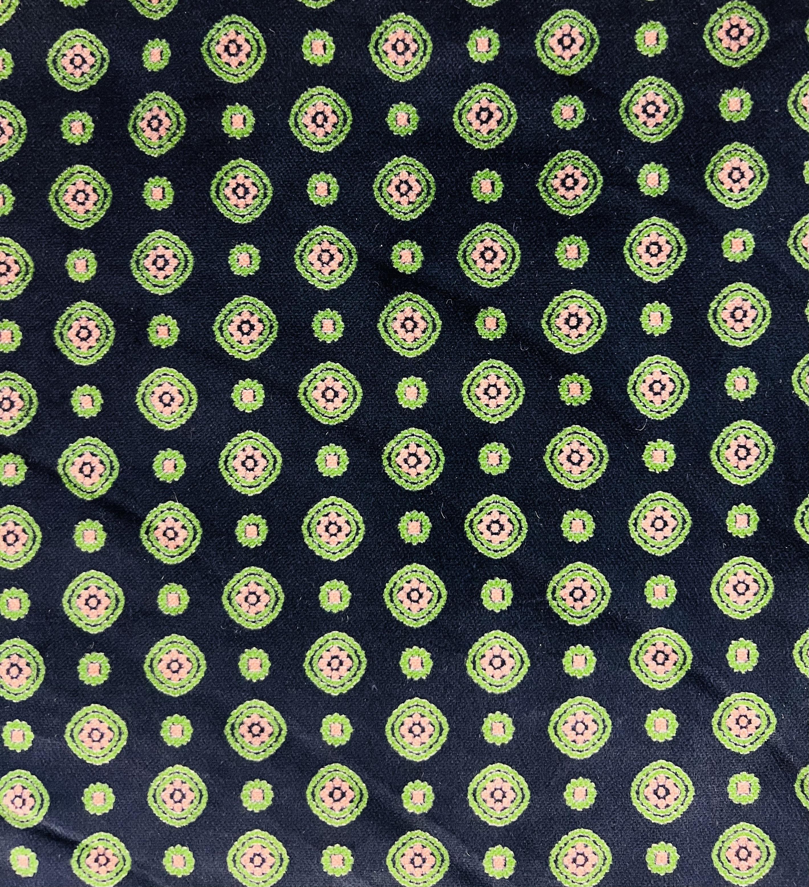 Made in Italy 100% Cotton Printed Velvet