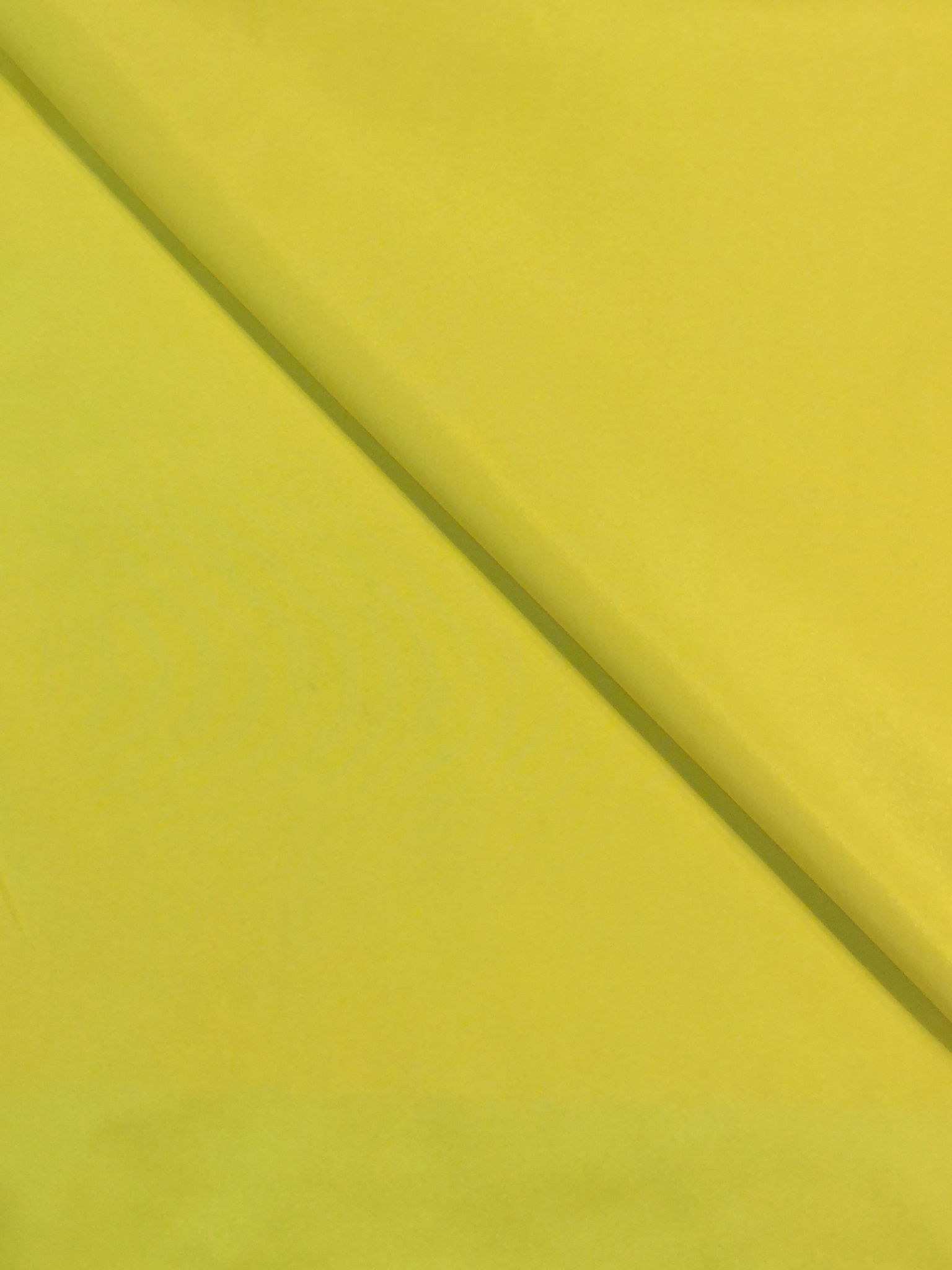 Polyester and Lycra Lining in Yellow