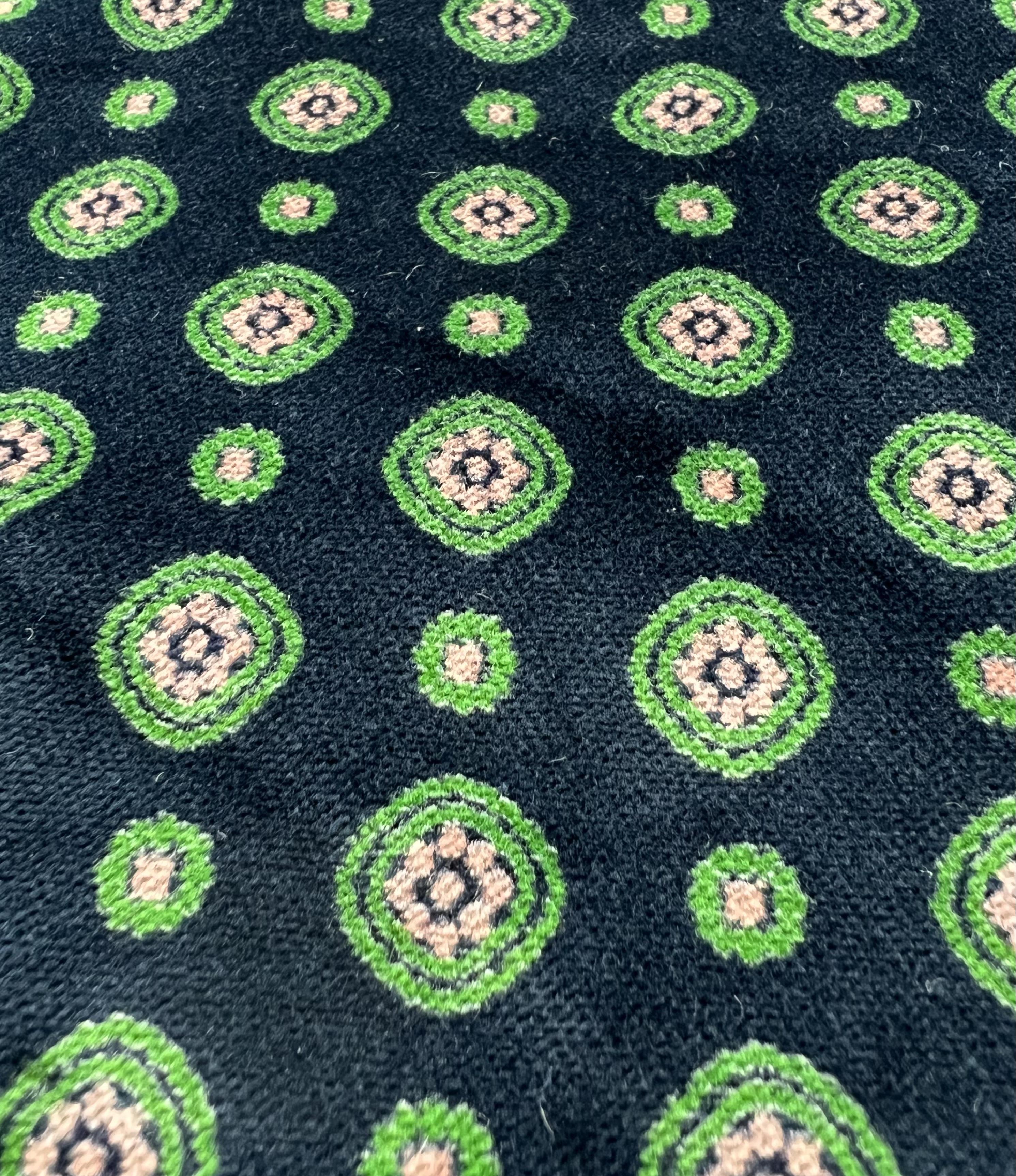 Made in Italy 100% Cotton Printed Velvet