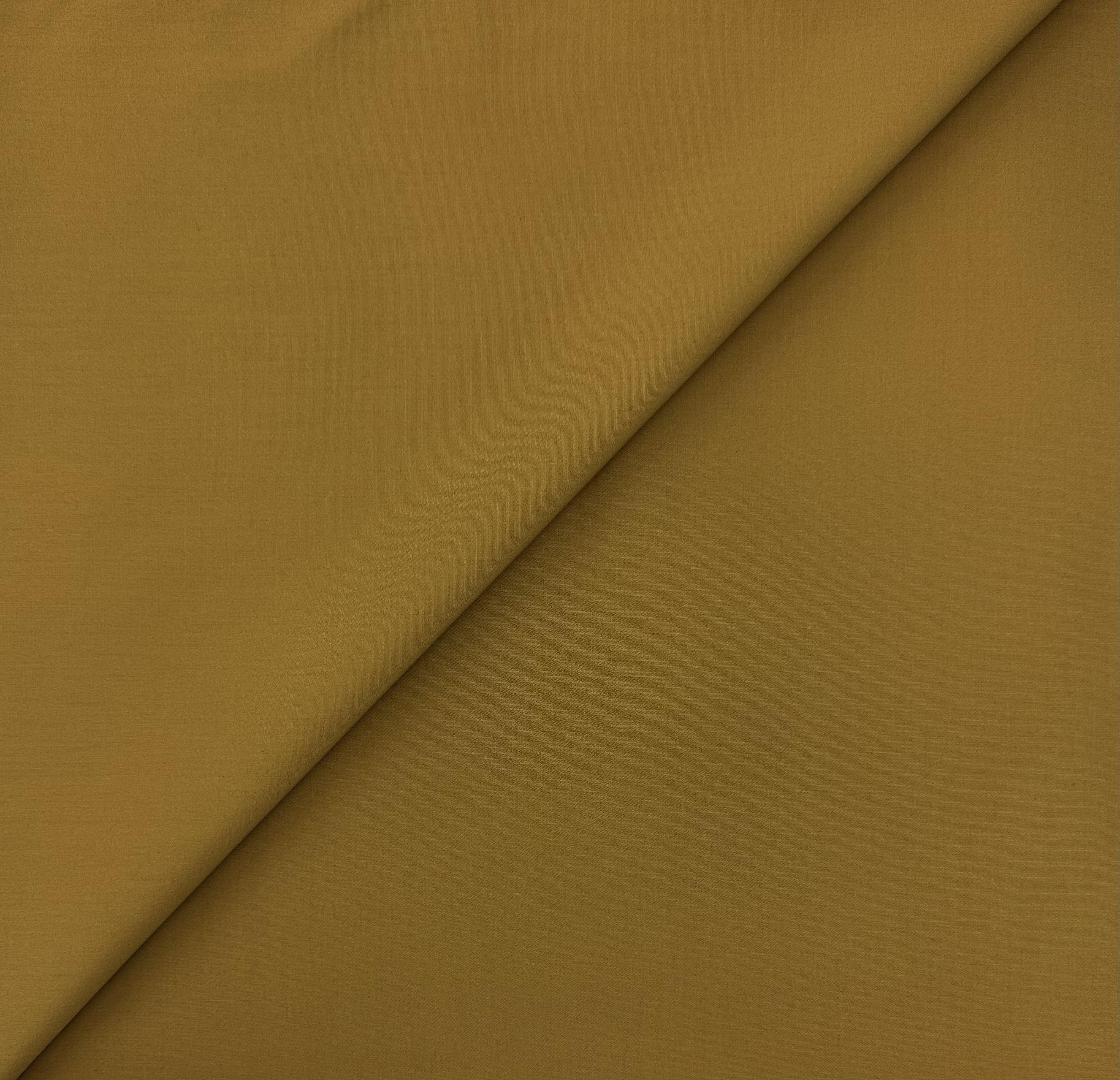 Cotton Pima Broadcloth in Ochre