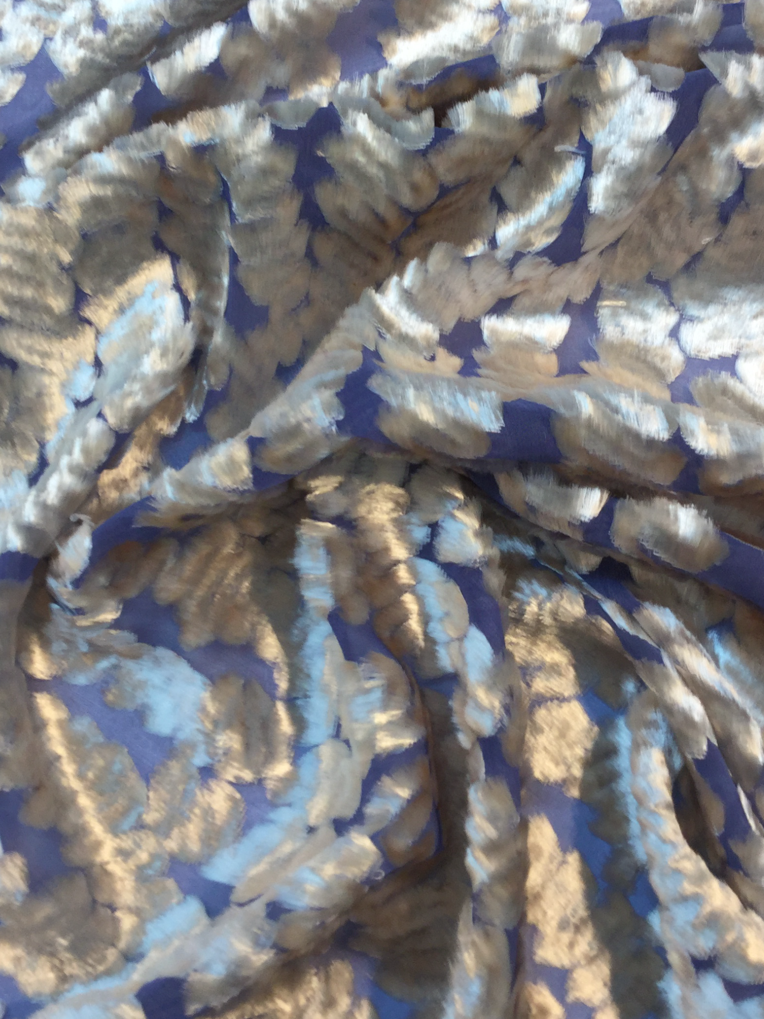 Silk Rayon Burn Out Velvet