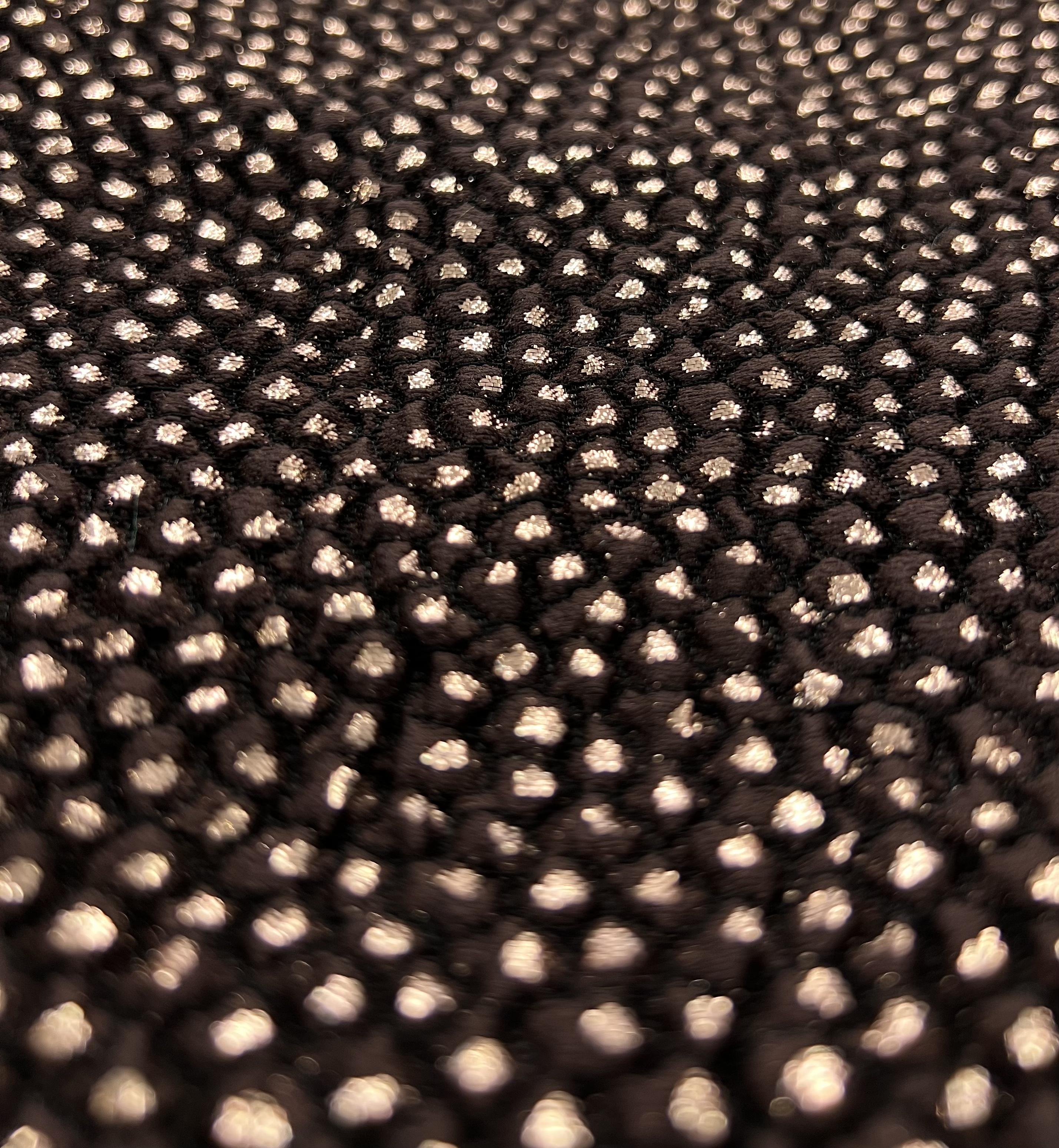 Jacquard Metallic Brocade in Brown