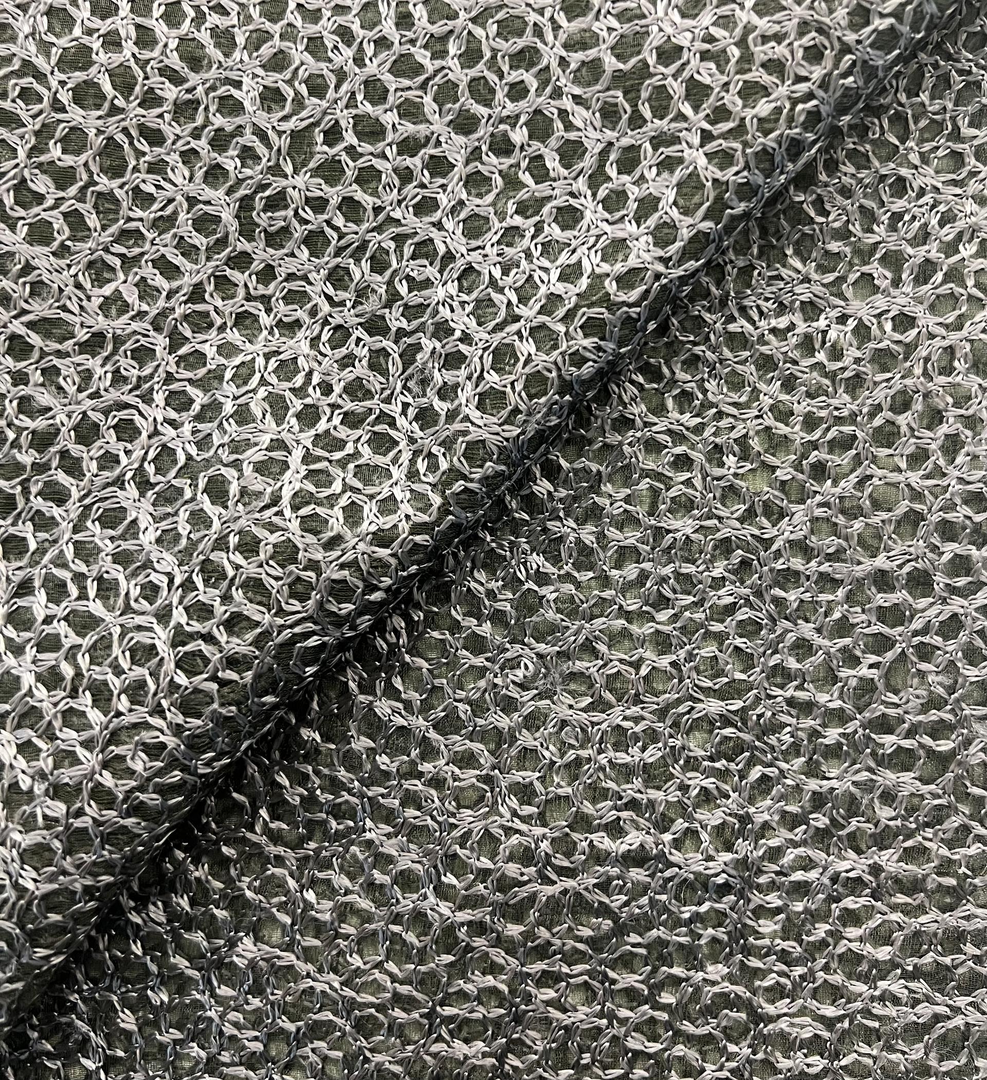 Embroidered Silk Organza