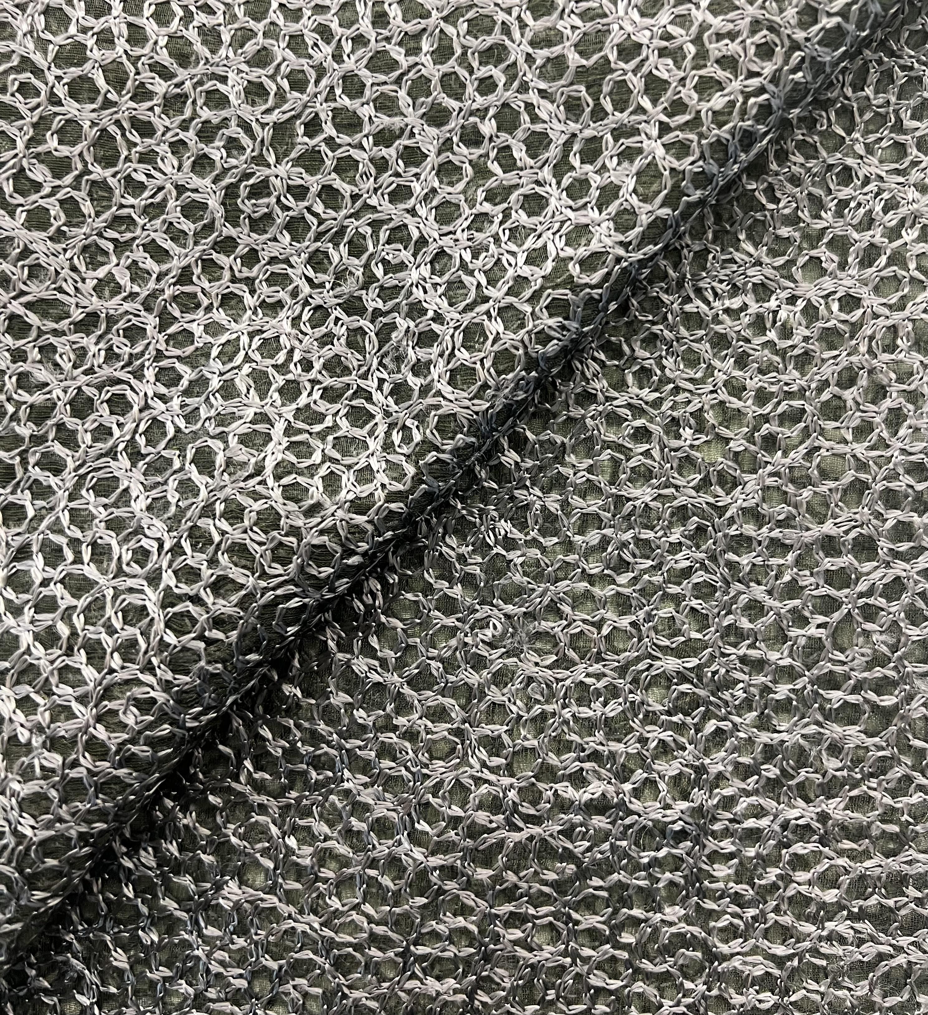 Embroidered Silk Organza