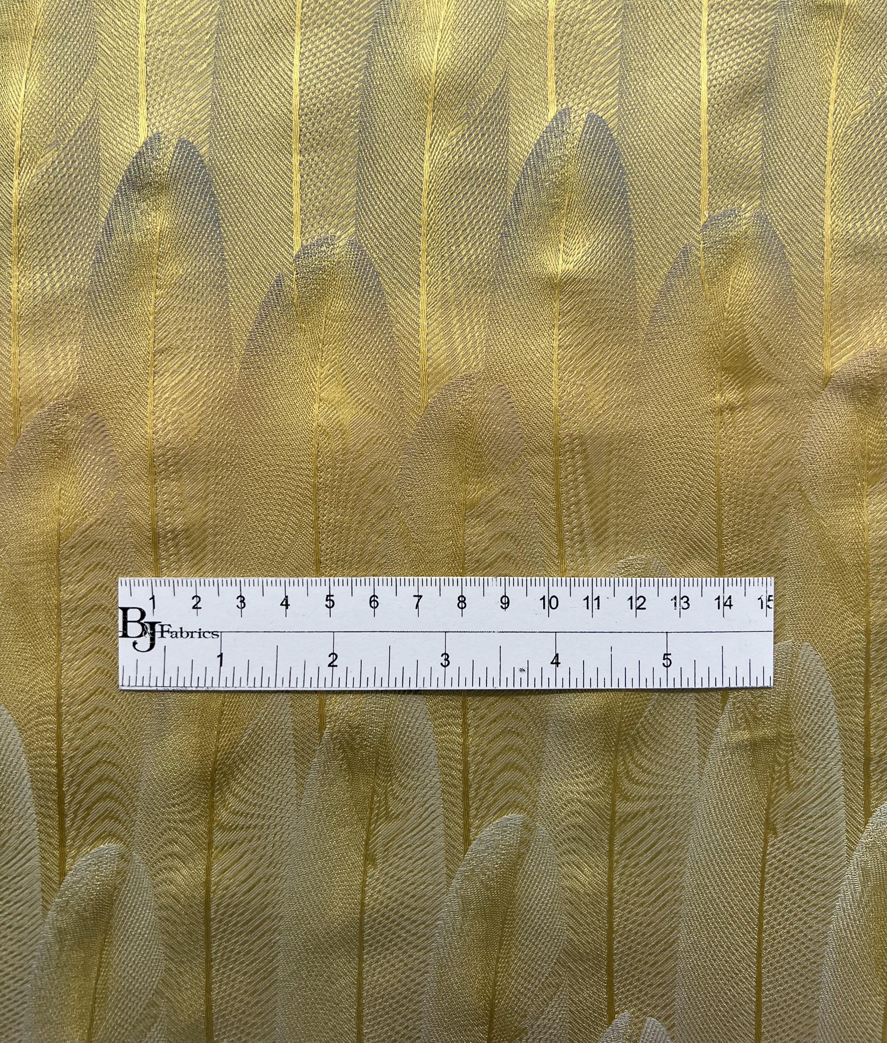 Pure Silk Feather Damask Brocade