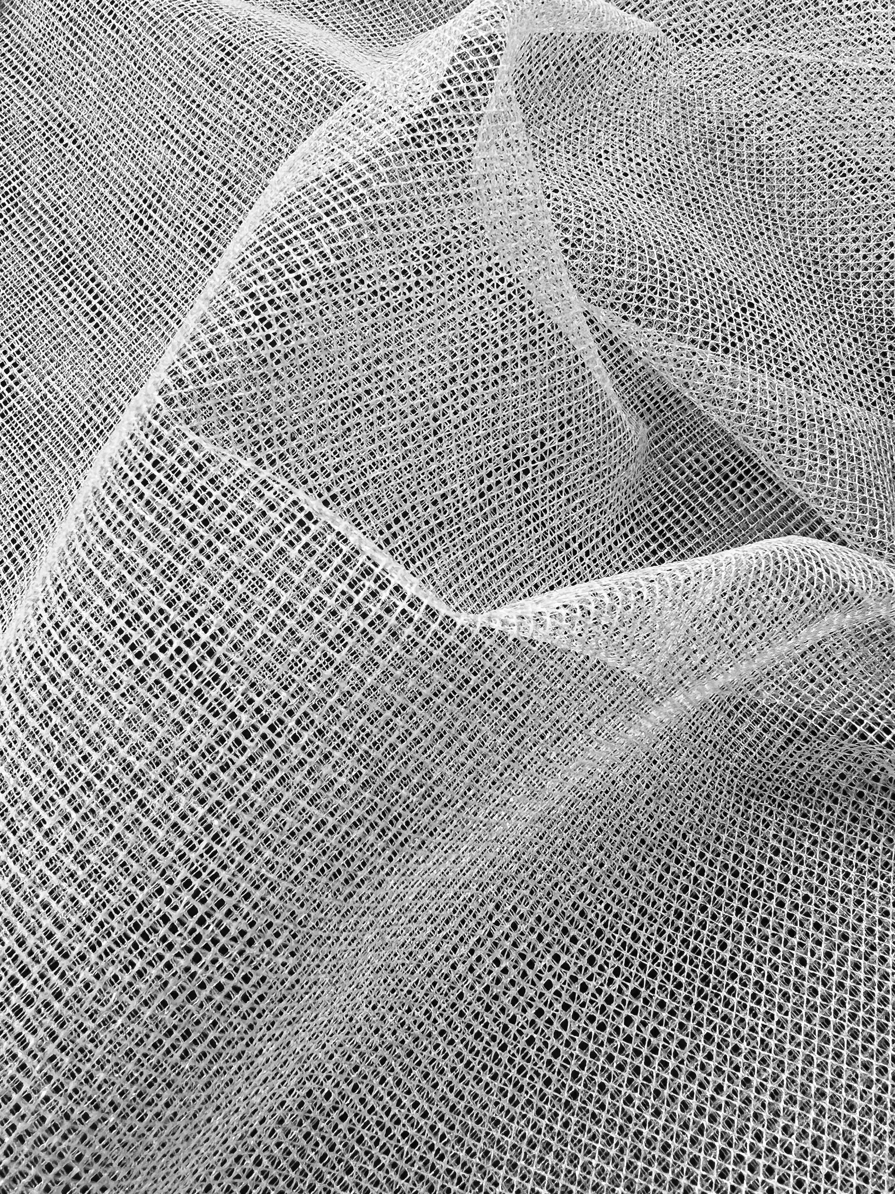 Metallic Net in Silver