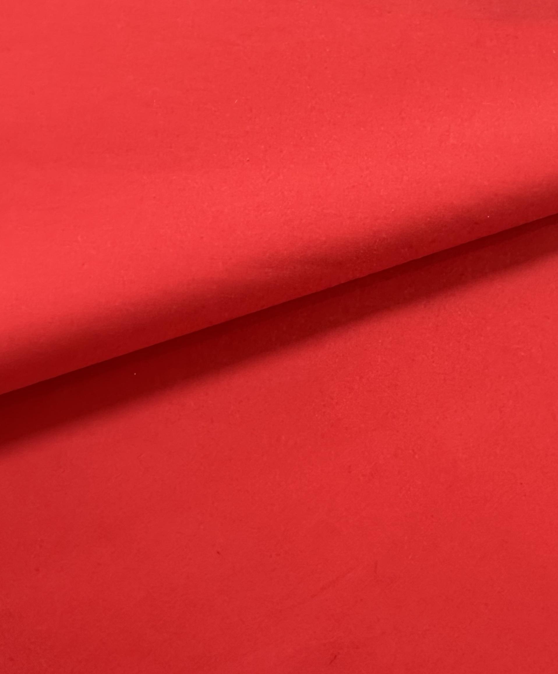 Doubleface Cotton Rainwear in Cherry Tomato