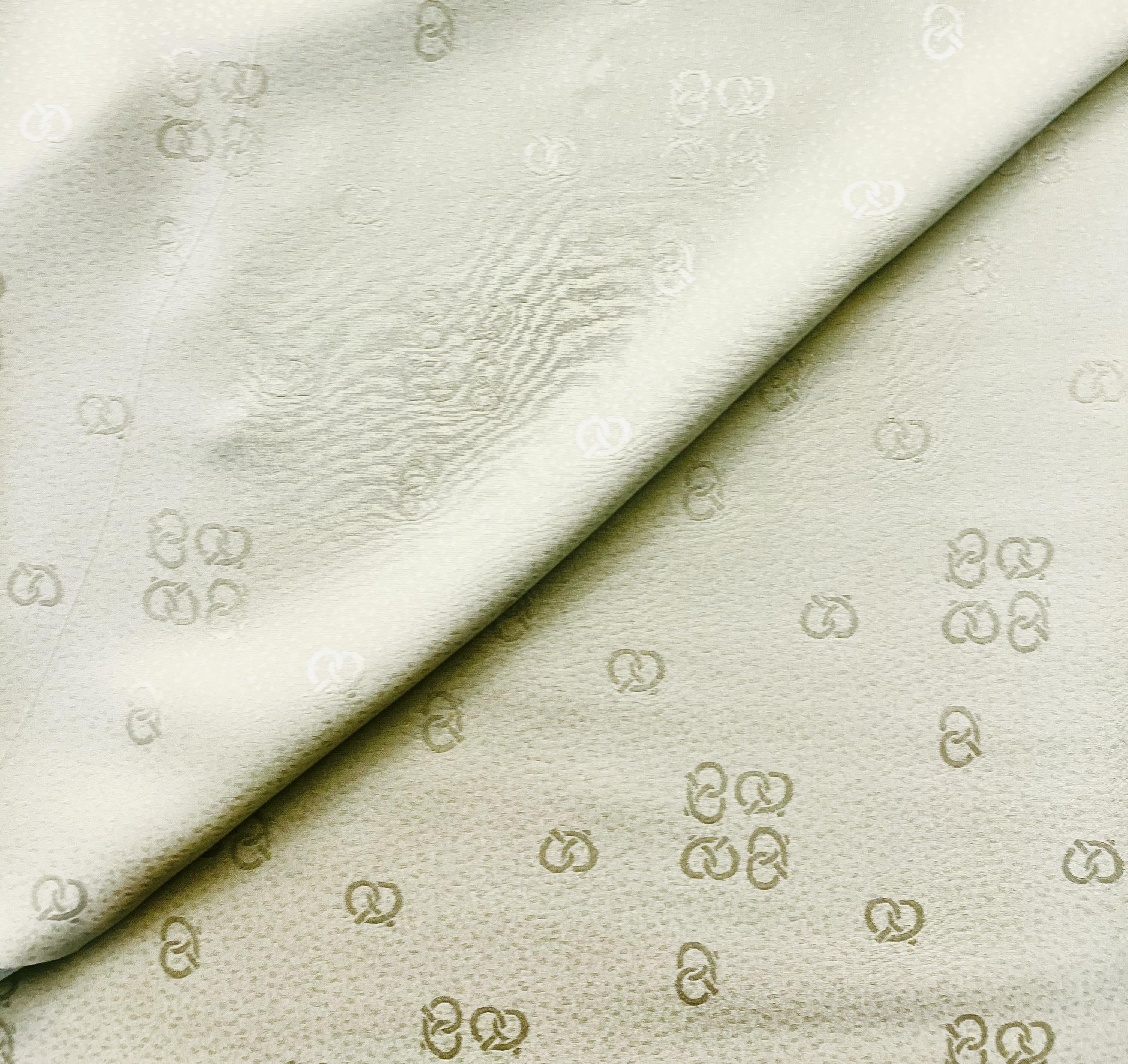 Vintage Silk Jacquard in Light Celery no