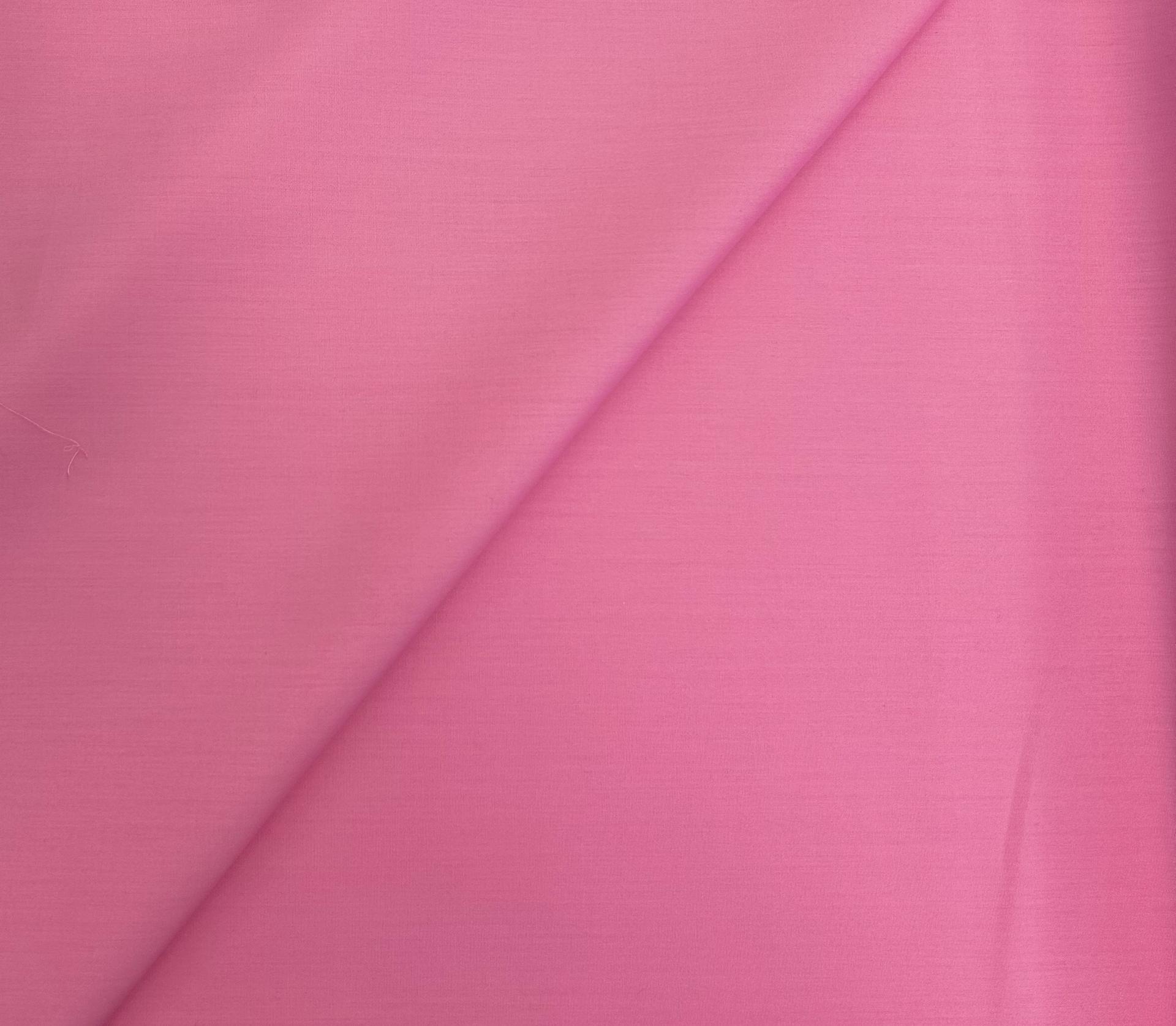 Poly Cotton Broadcloth in Bubblegum Pink