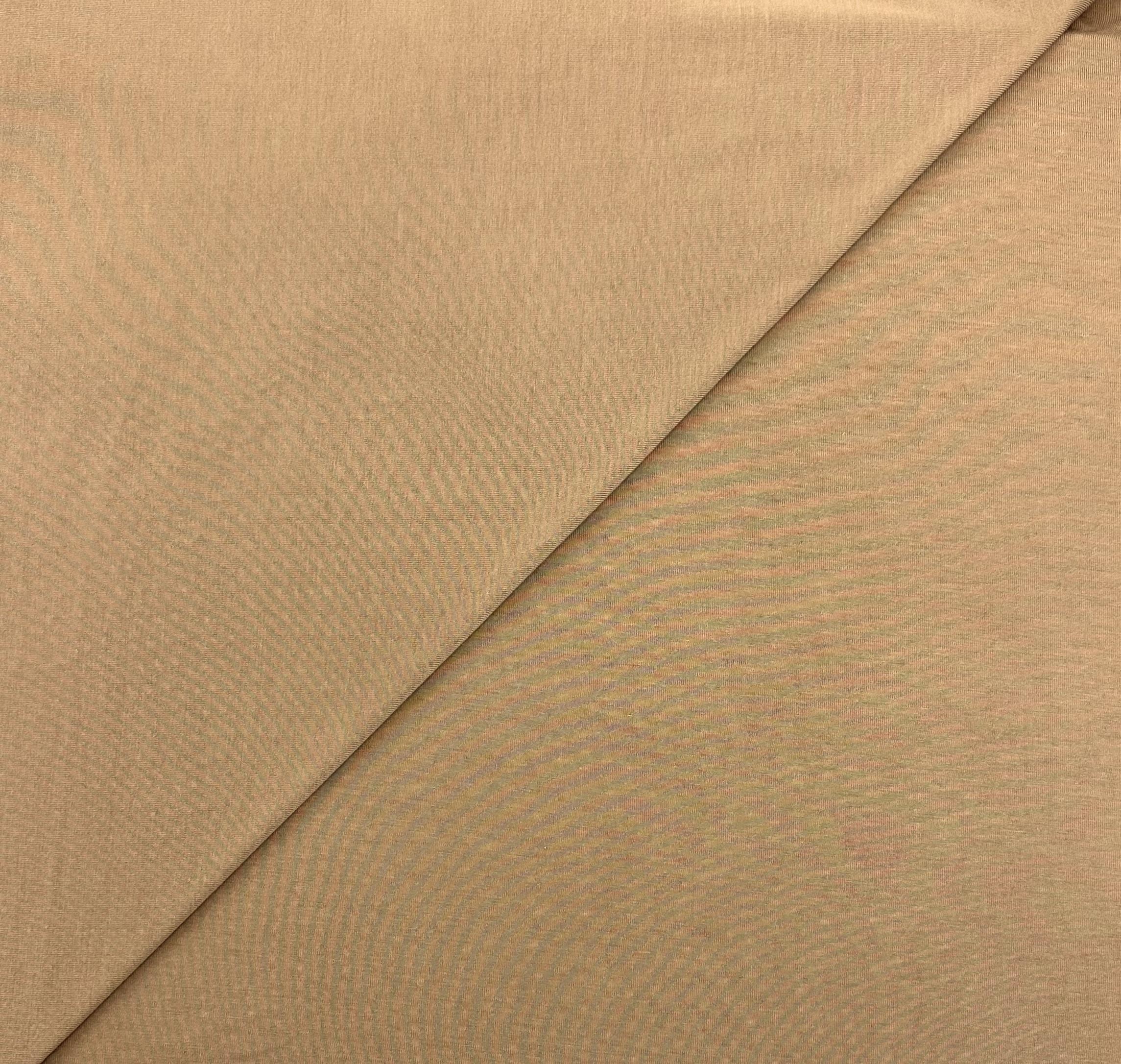 Sustainable Rayon Of Bamboo Spandex Jersey in Sand