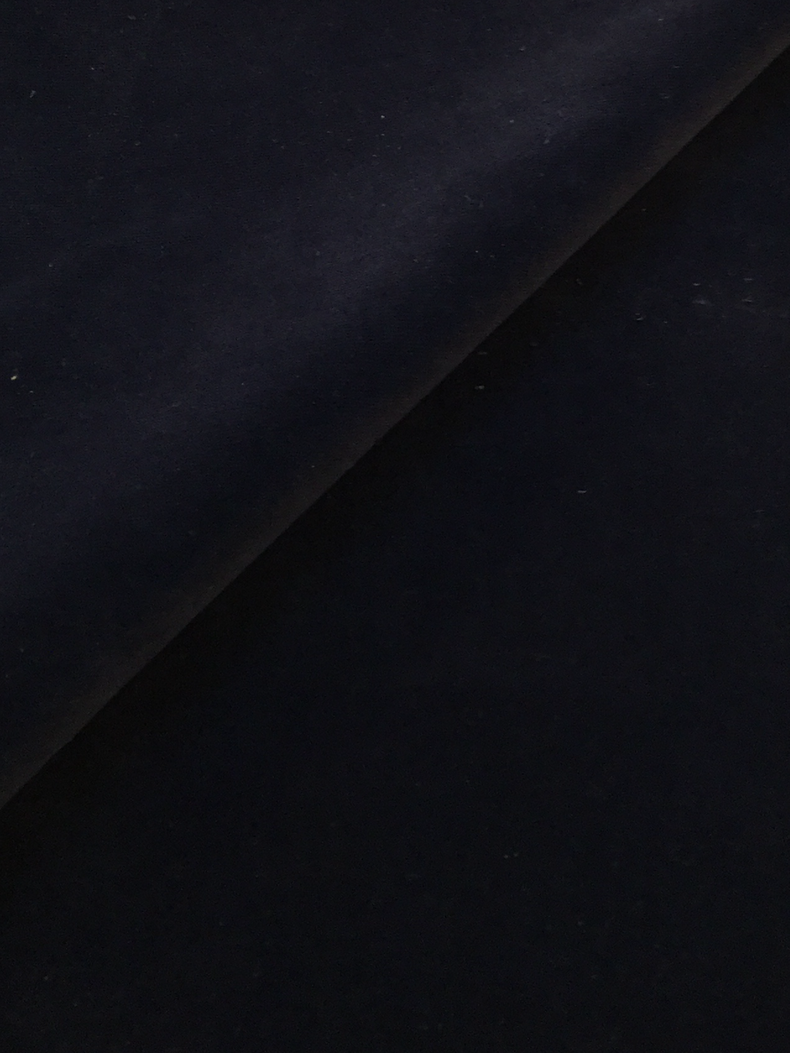 Flameproof Upholstery Cotton Velvet in Navy