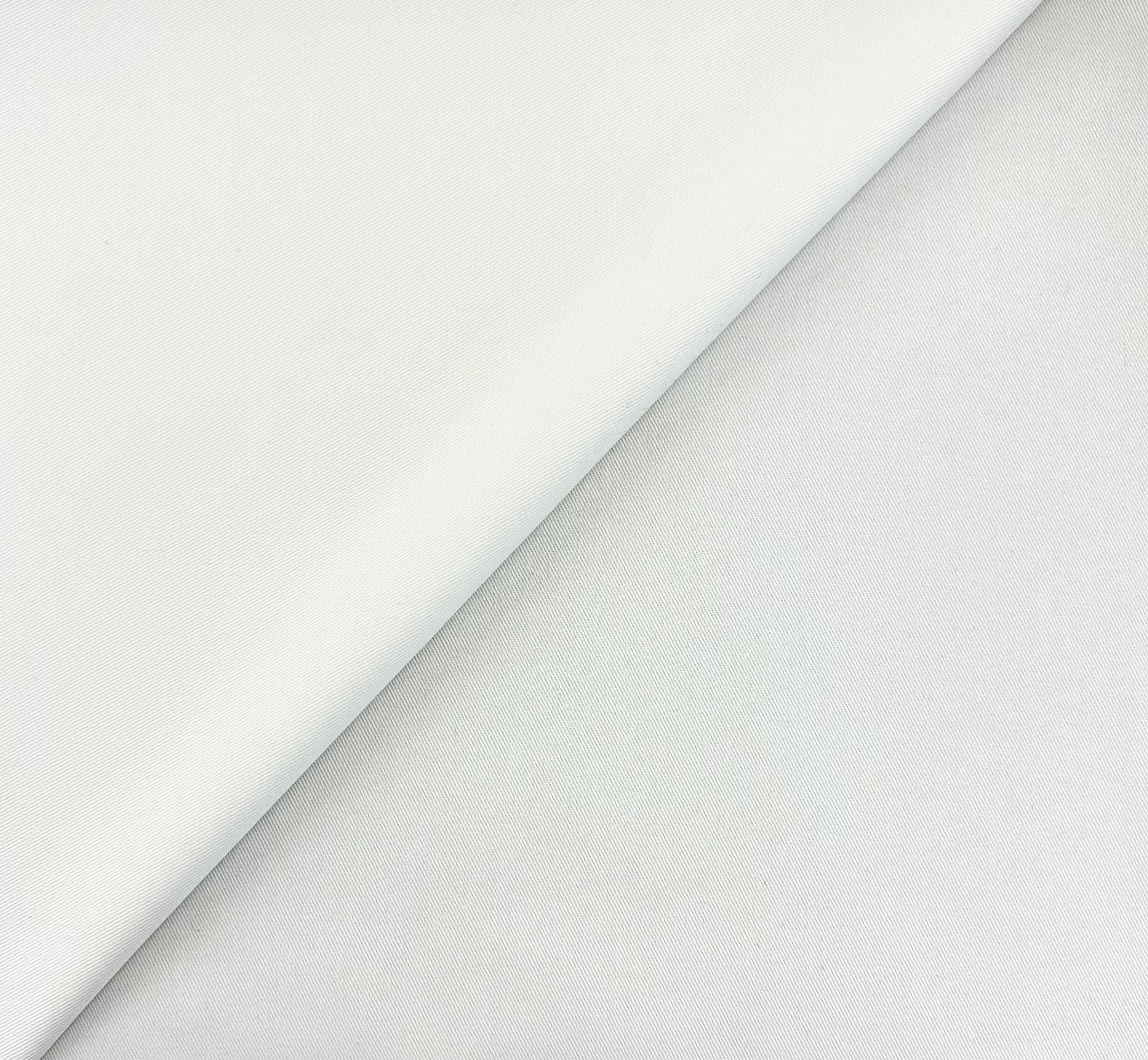 10 oz Cotton High Performance Denim in Silk White