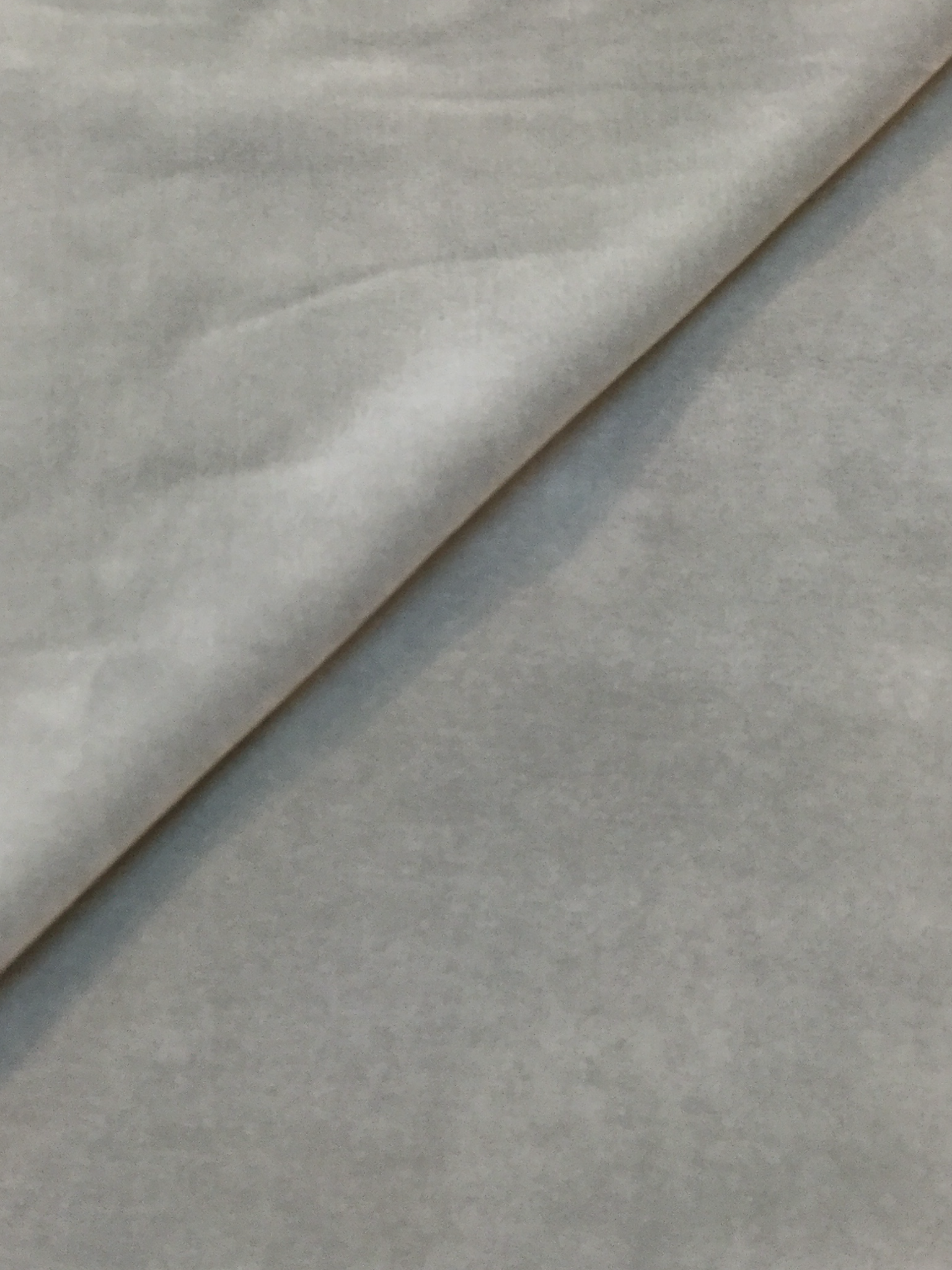 Cotton Velour in Grey