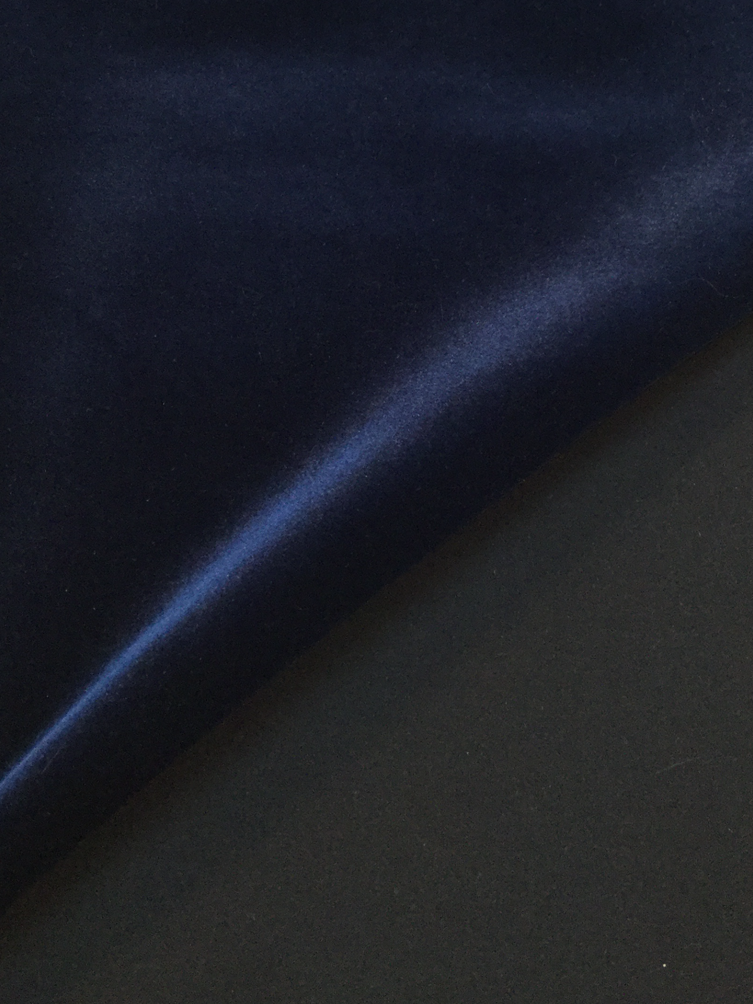 Scuba Velvet in Black/Navy