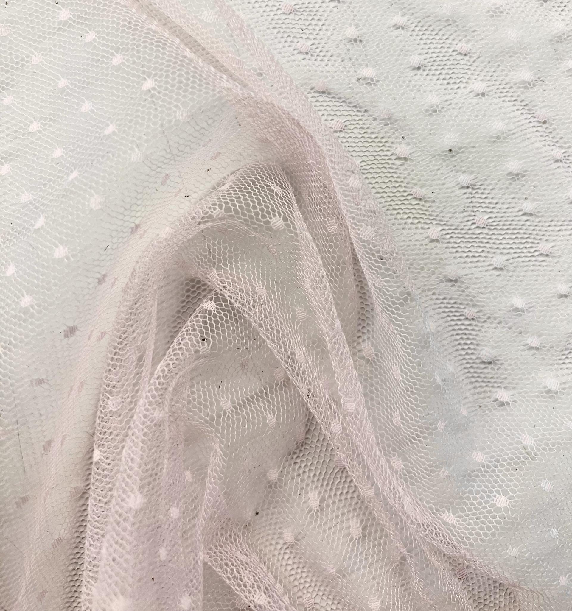 Nylon Point D'esprit Rosa