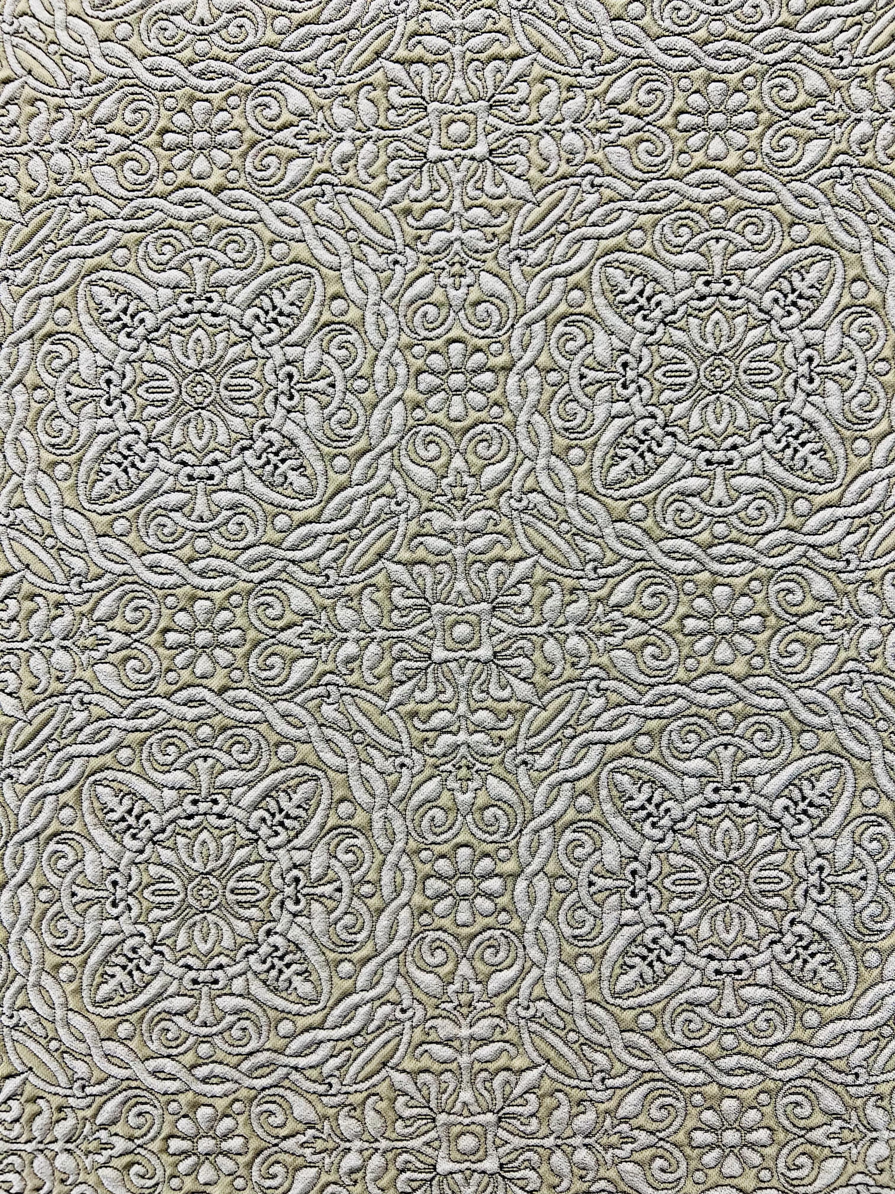 Celtic Style Brocade in Beige & Putty