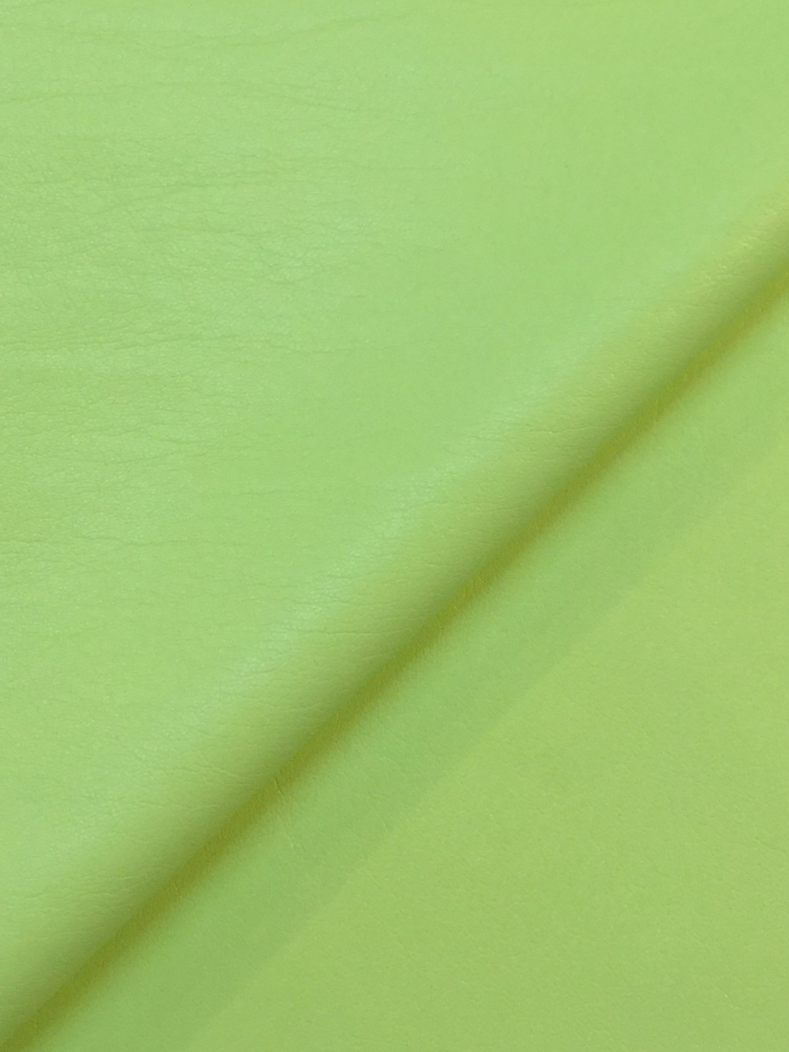 Stretch Faux Leather in Lime