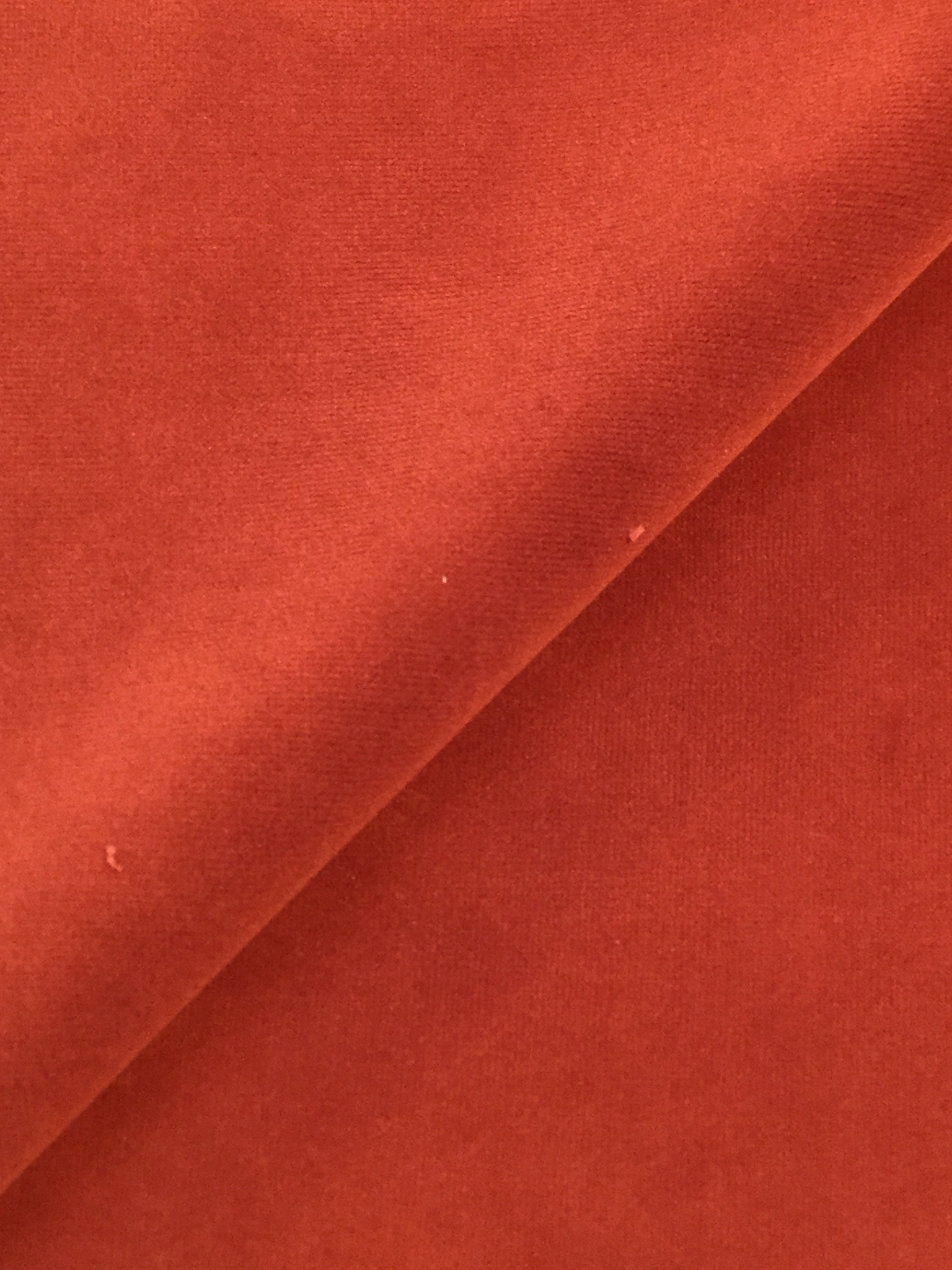 Flameproof Upholstery Cotton Velvet in Umber
