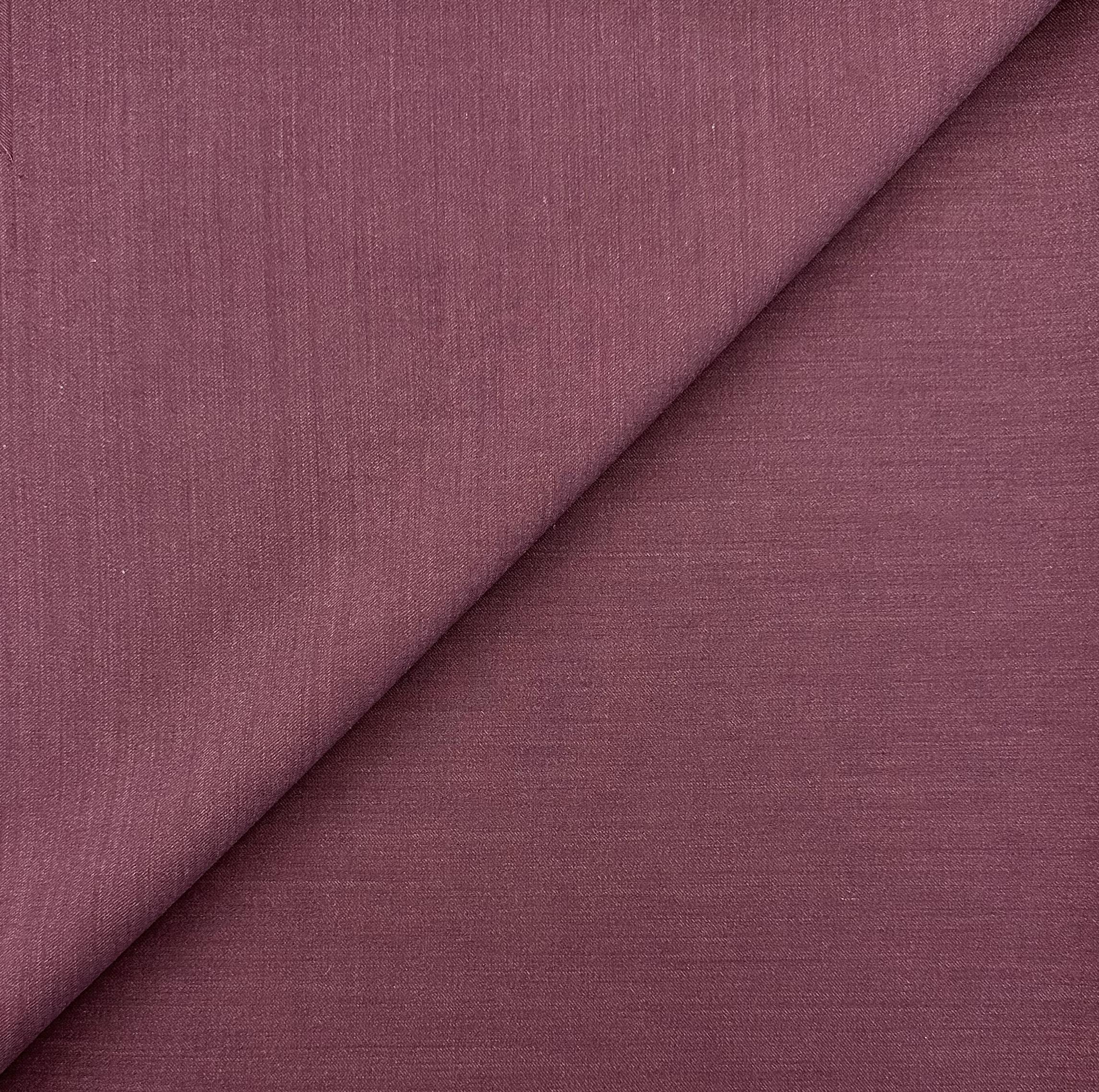 Italian Wool Mohair Silk Gabardine Suiting in Mauve