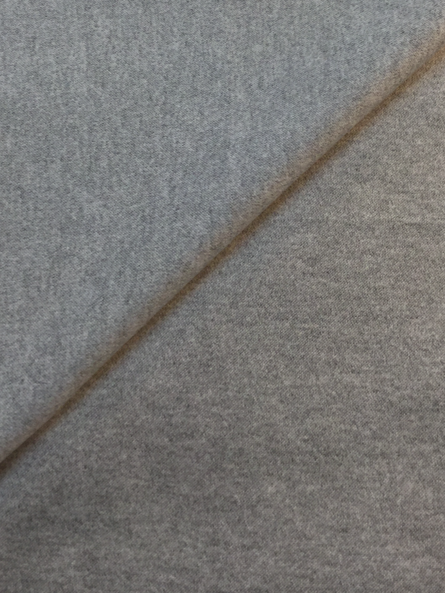 Felted Heavy Knit Sueded Velour in Grey