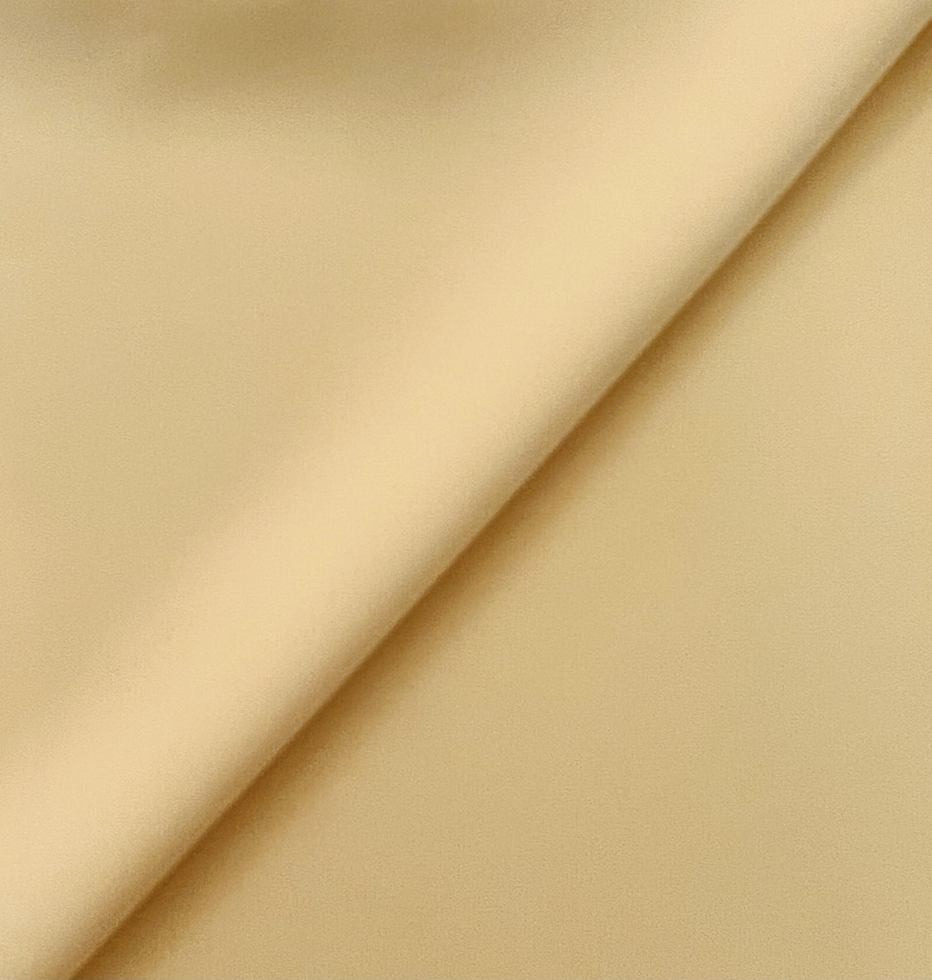 Polyester Stretch Crepe in Banana Yellow